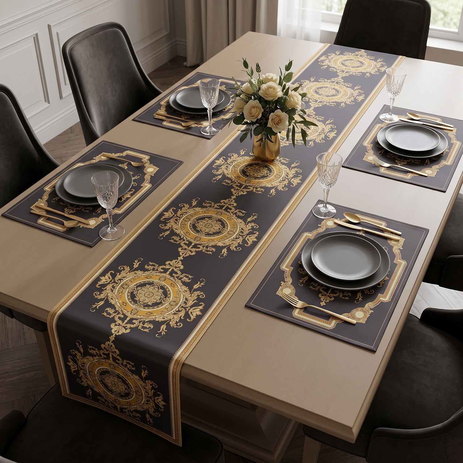 Baroque Printed Table Linen Sets