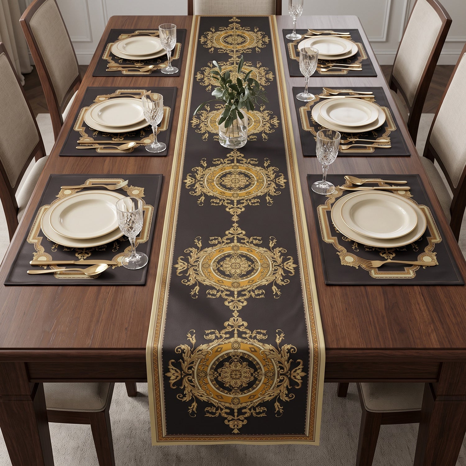 Baroque Printed Table Linen Sets