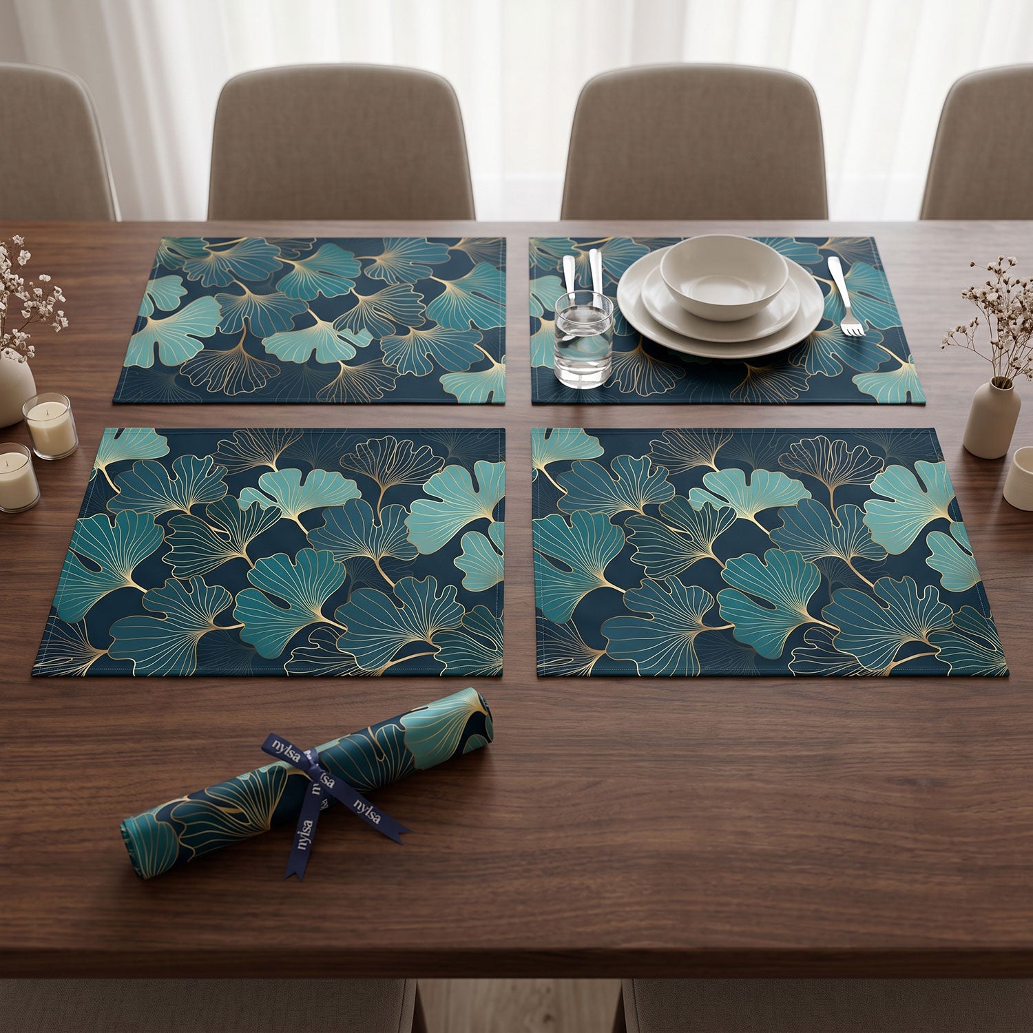 Ginkgo Table Mats / Dining Placemats