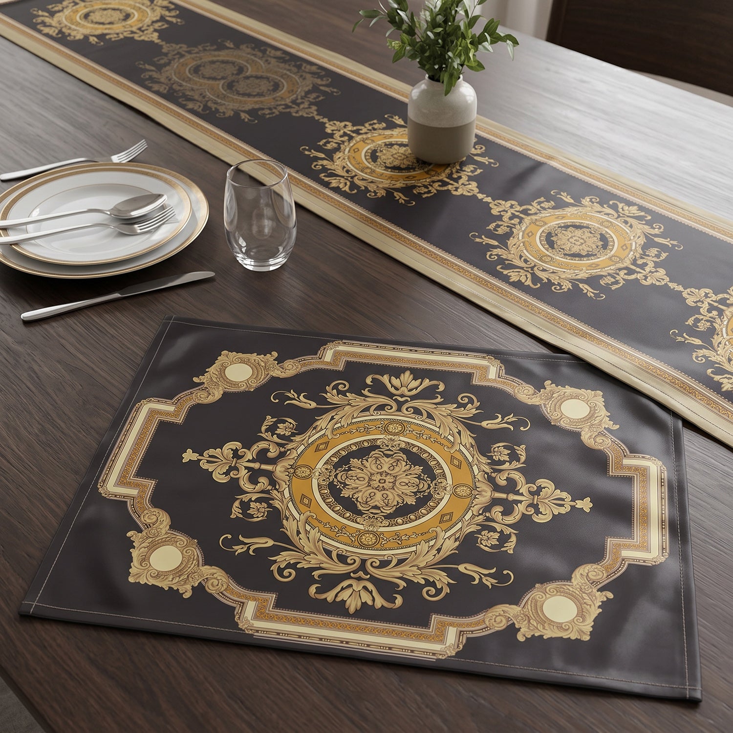 Baroque Printed Table Linen Sets