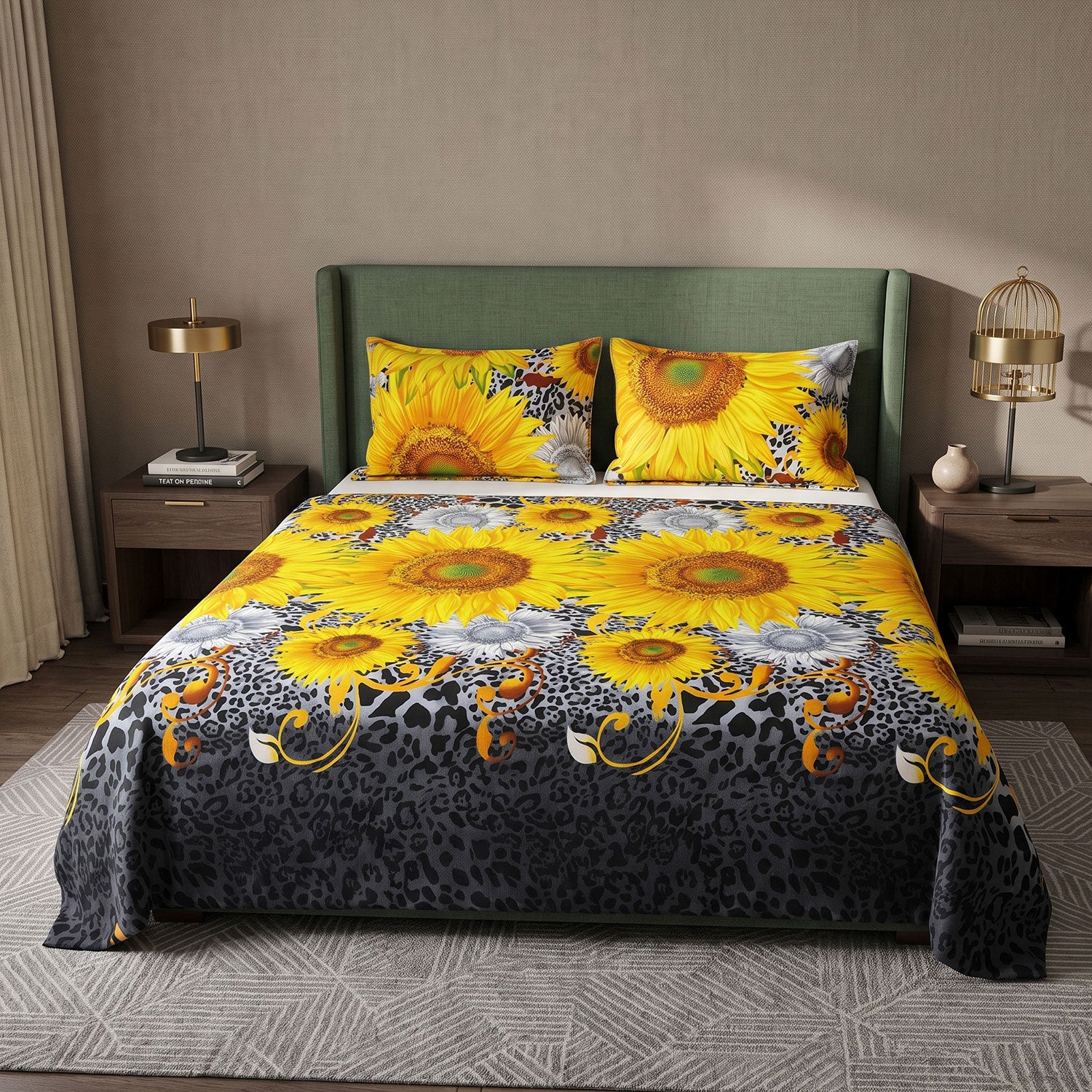Suncrest 3 Pcs King bed sheet set by Nylsa