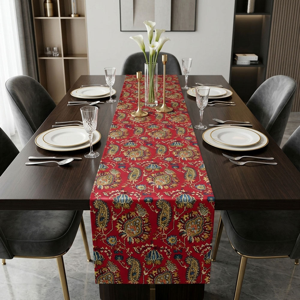 Garnet Digital Printed Table Runner