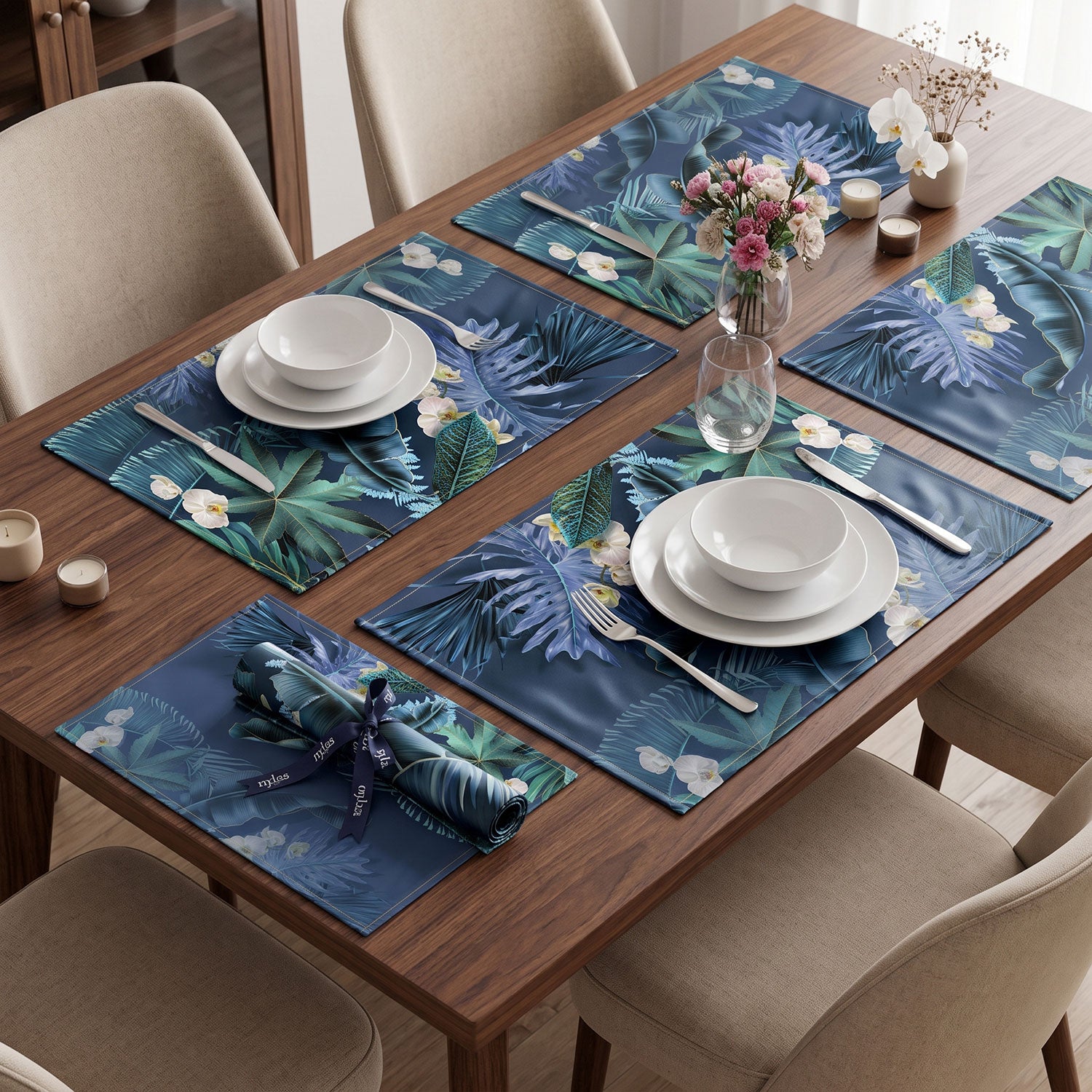 Midnight Table Mats / Dining Placemats