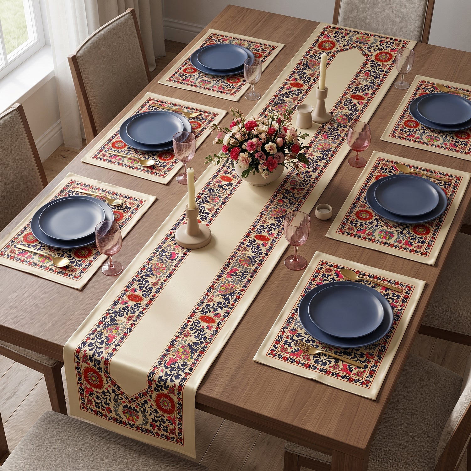 Kashan Printed Table Linen Sets