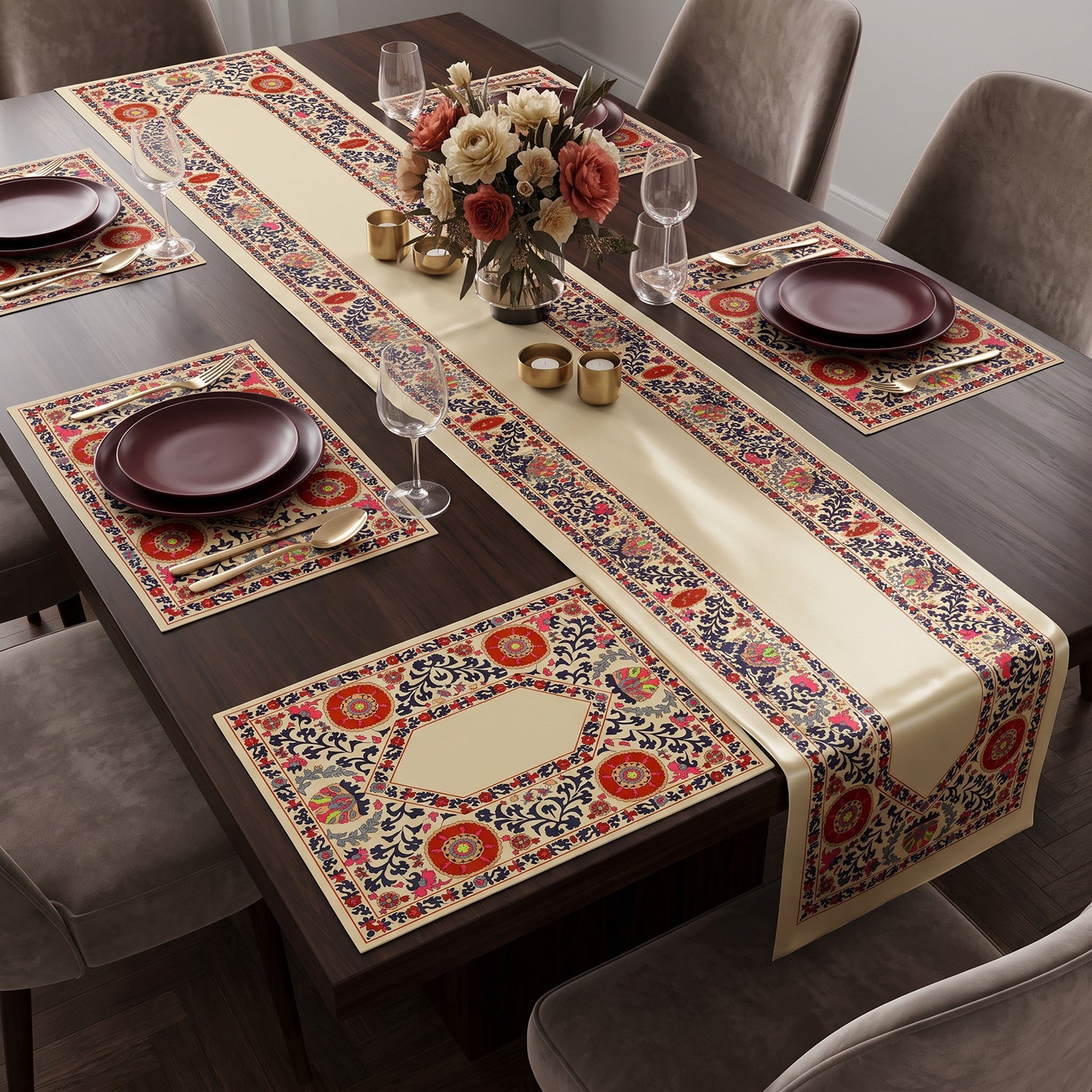 Kashan Printed Table Linen Sets