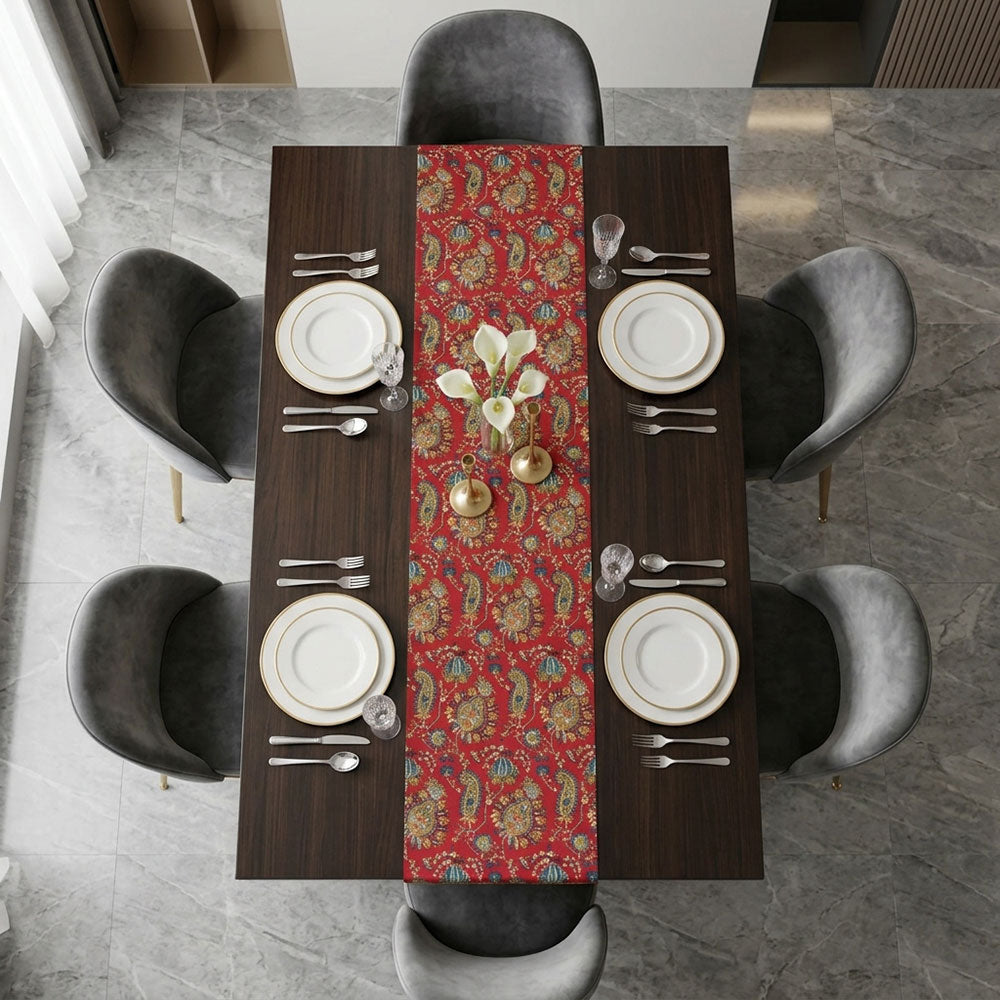 Garnet Digital Printed Table Runner