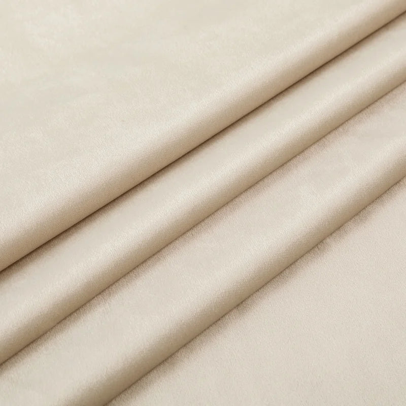 Cashmere velvet eyelet curtains pair by Nylsa
