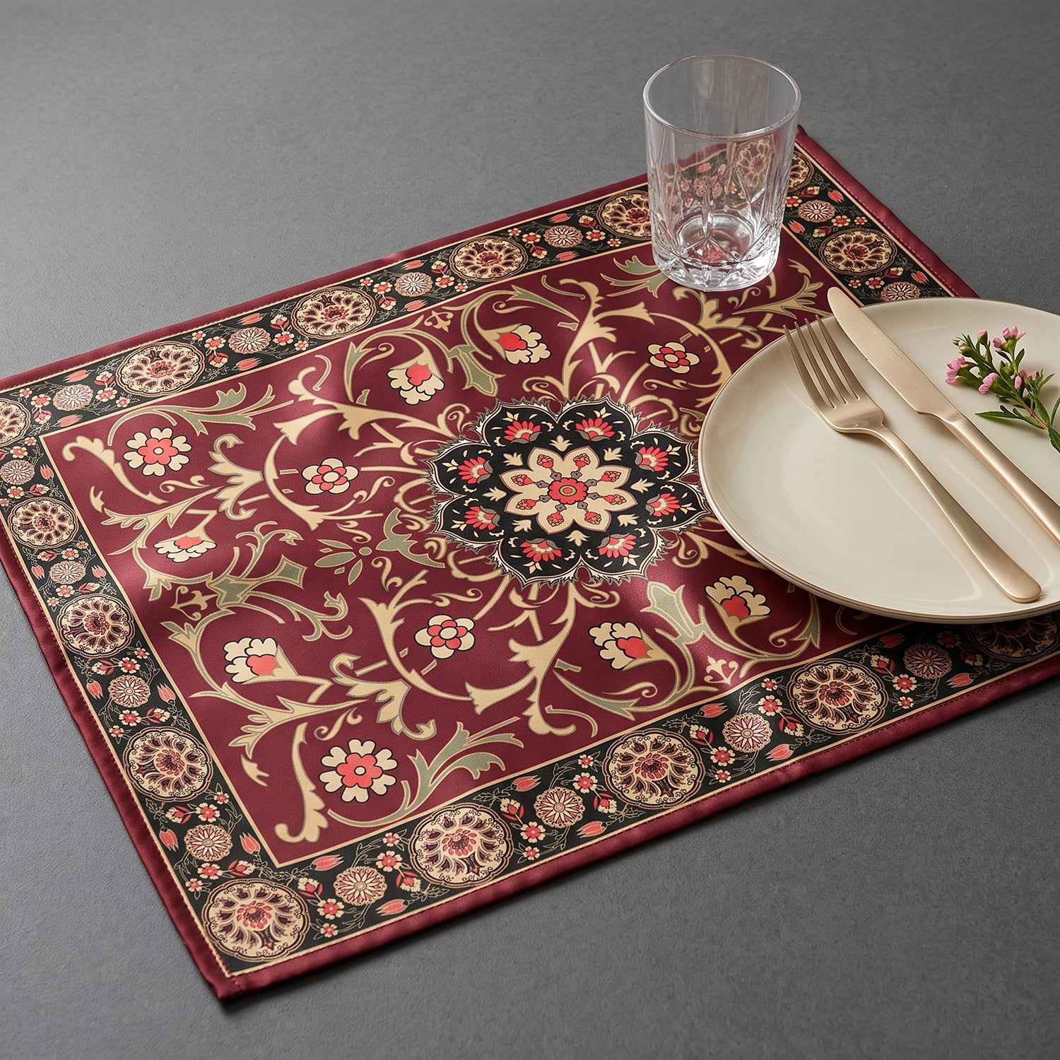 Zafran Printed Table Linen Sets