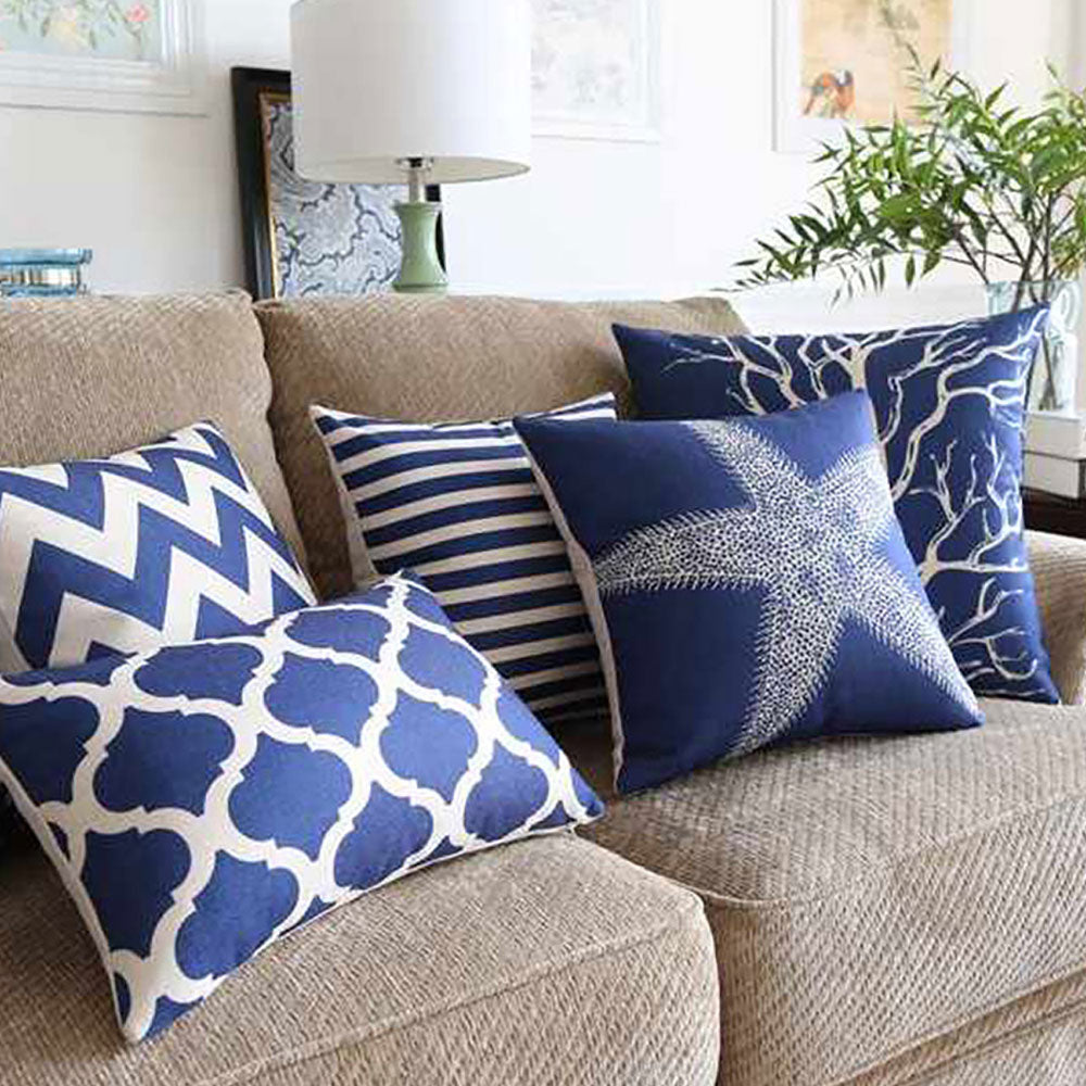 Marine 5PCS Cushion Covers Set