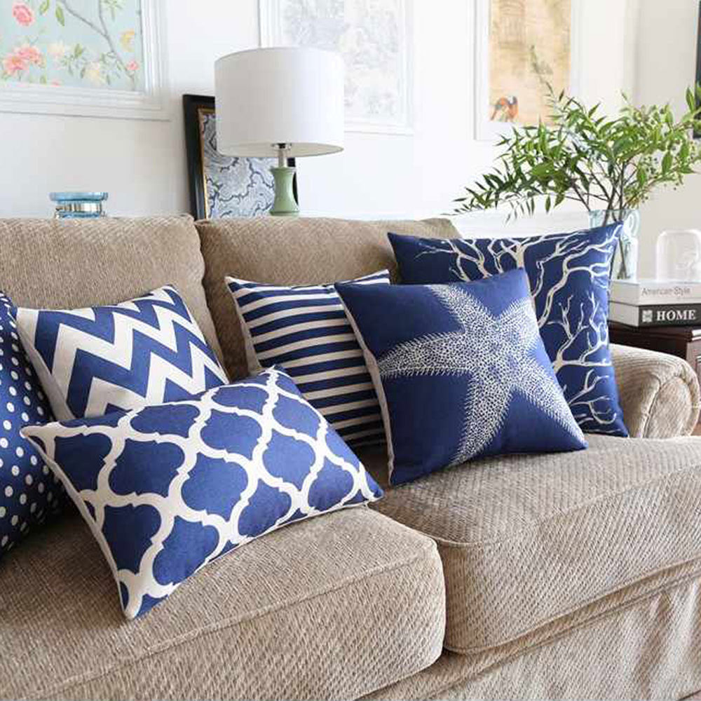 Marine 5PCS Cushion Covers Set