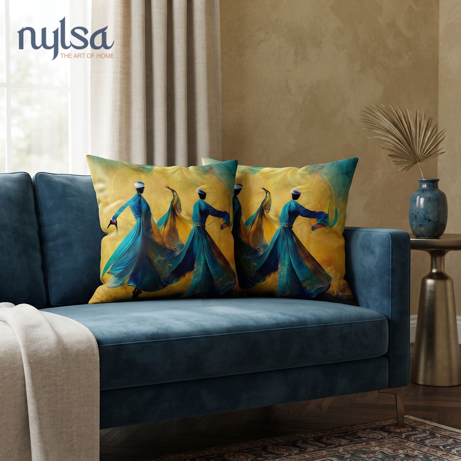 Raqs Printed Cushion