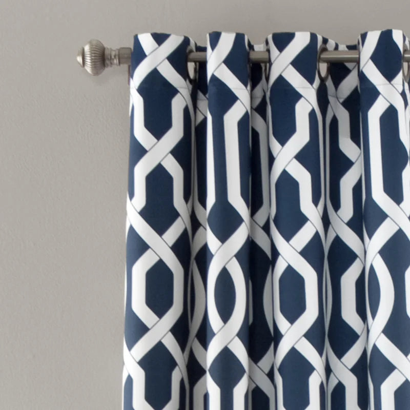 Regal Digital Printed Eyelet Curtains – Pair
