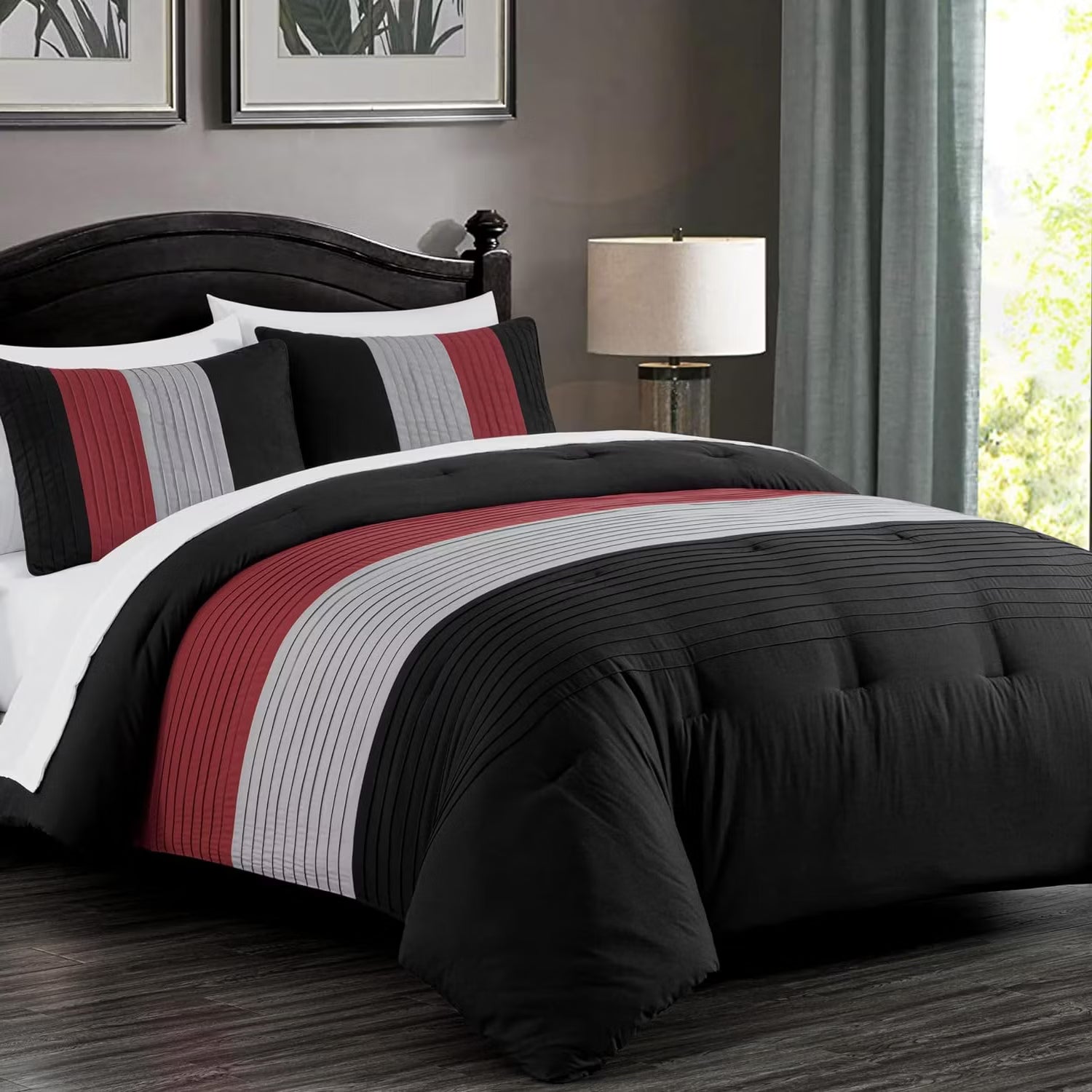 Metro Pleats 6Pcs Quilt Cover Set