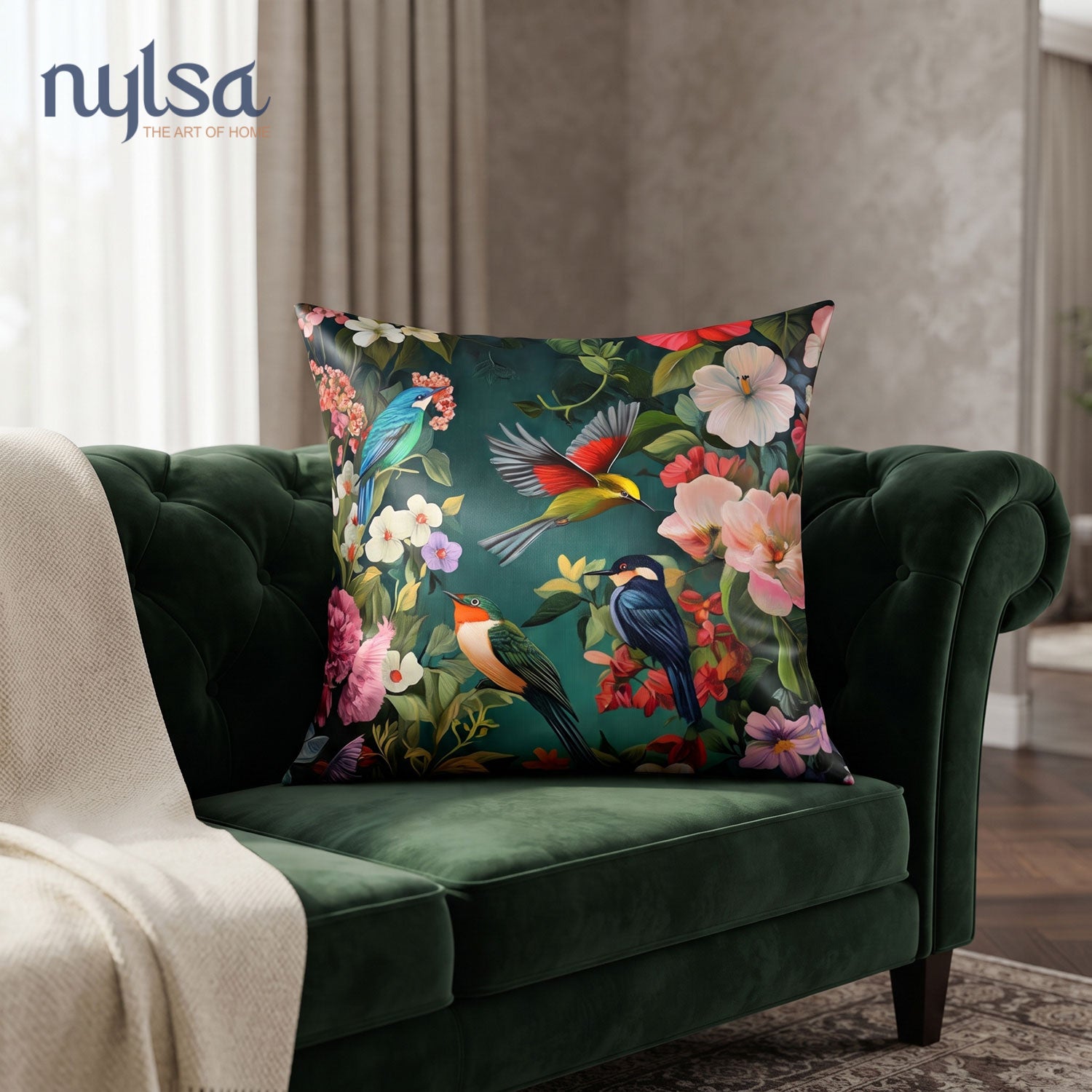 Avian Printed Cushion