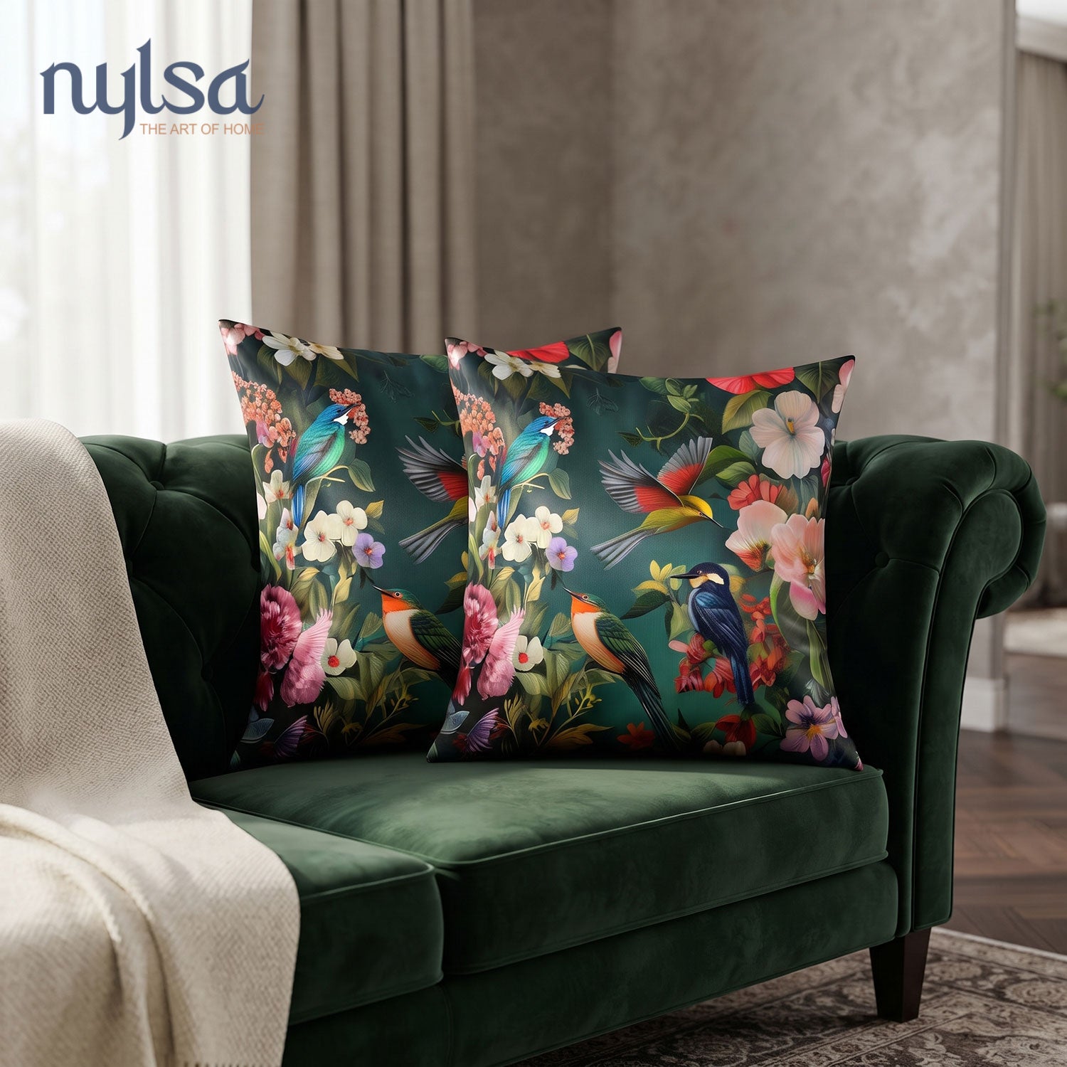 Avian Printed Cushion