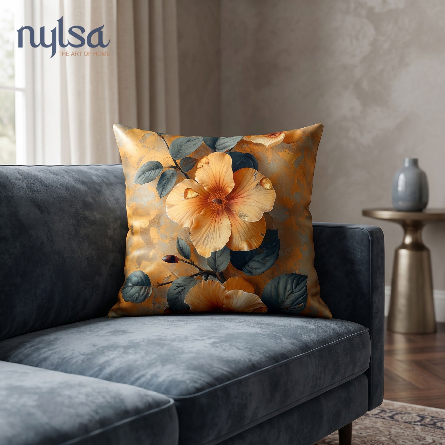 Amber Printed Cushion