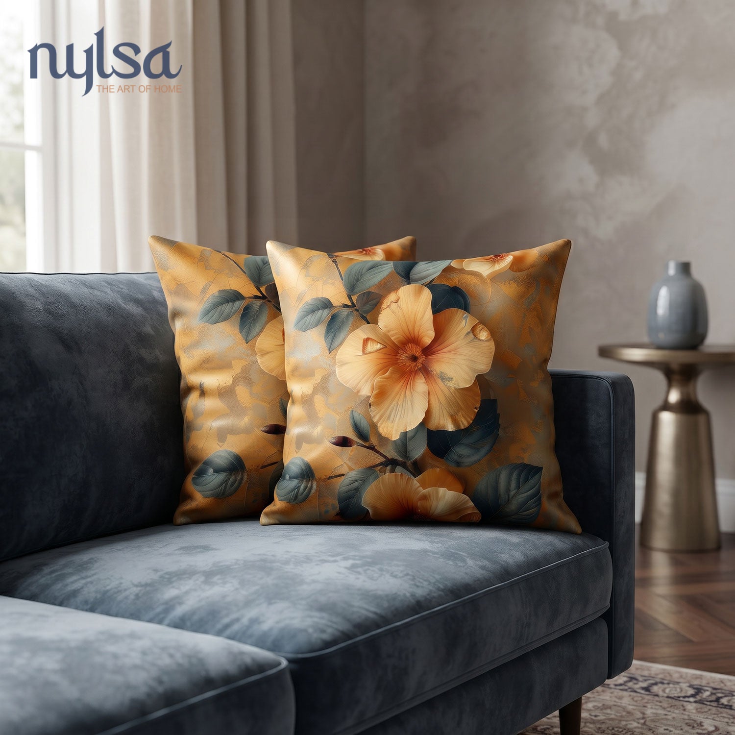 Amber Printed Cushion