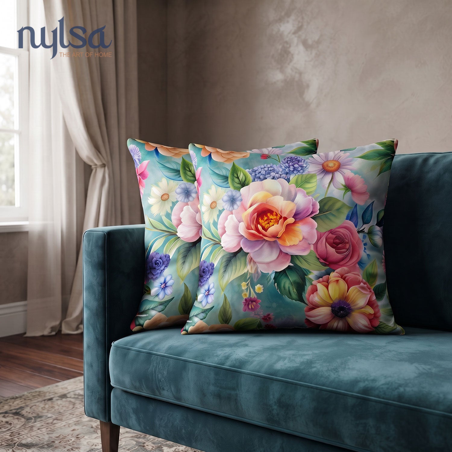 Serenity Printed Cushion