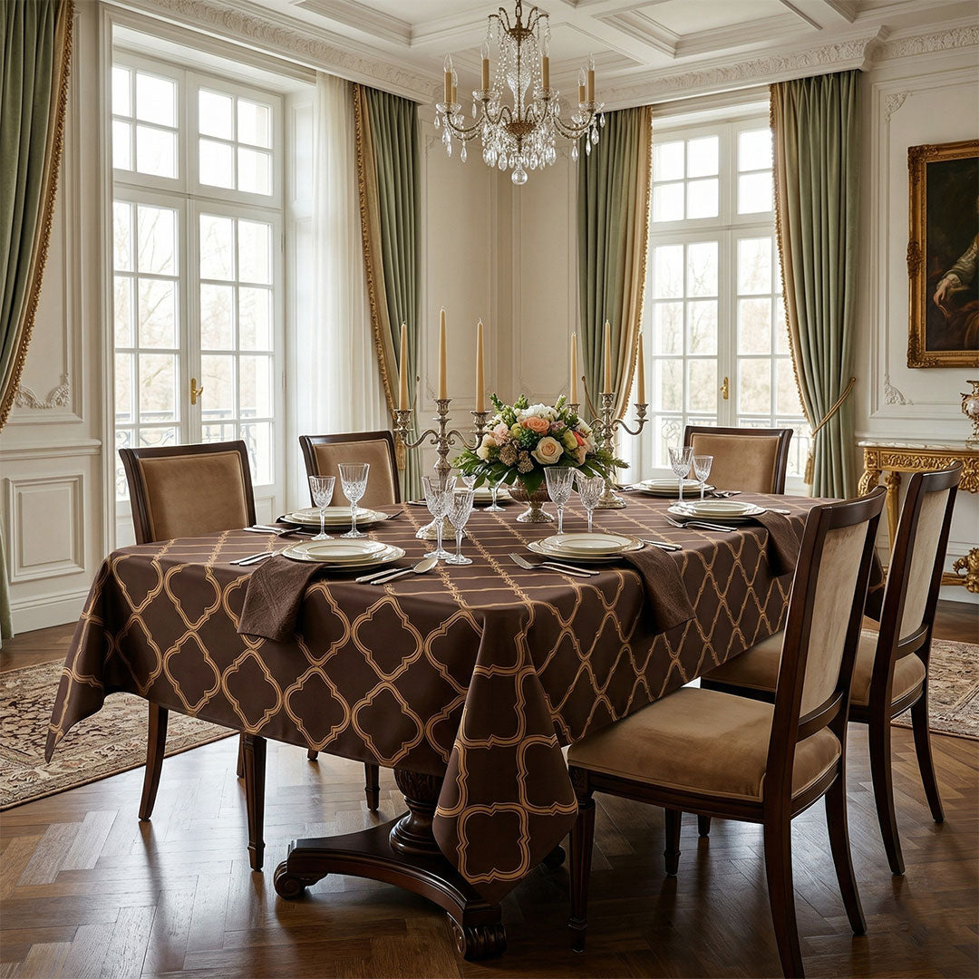 Trellis Digitally Printed Table Cover