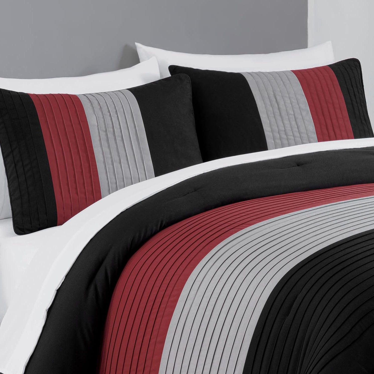 Metro Pleats 6Pcs Quilt Cover Set