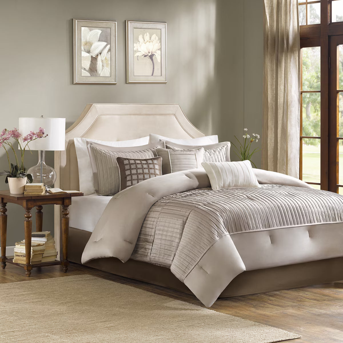 Champagne 6Pcs Quilt Cover Set