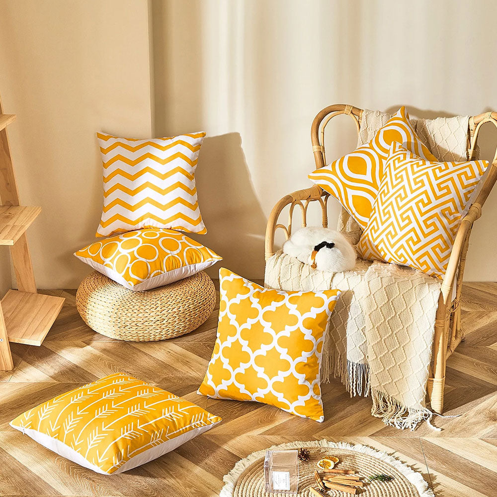 Sunny 6 PCS Cushion Covers Set