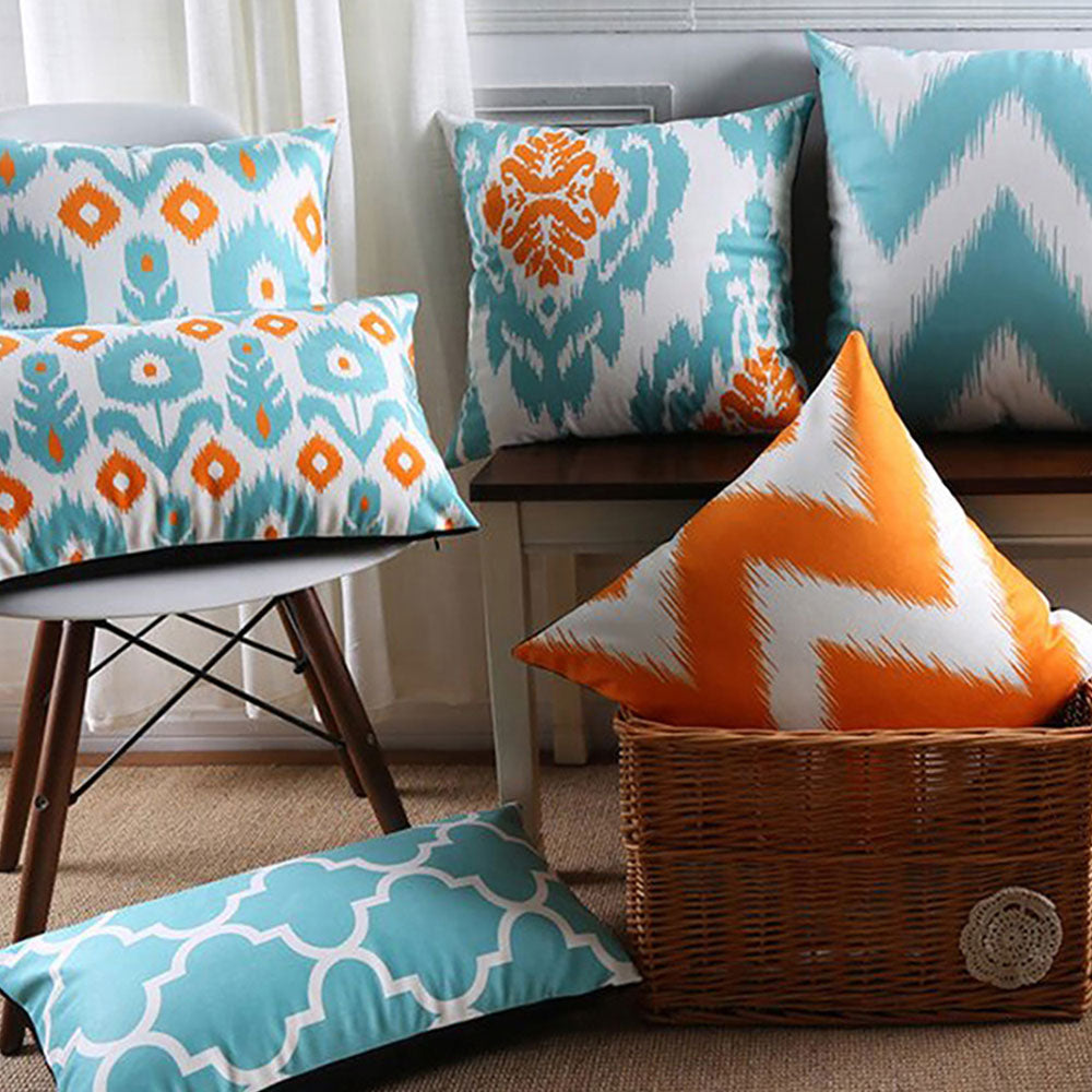 Ikat 6 PCS Cushion Covers Set