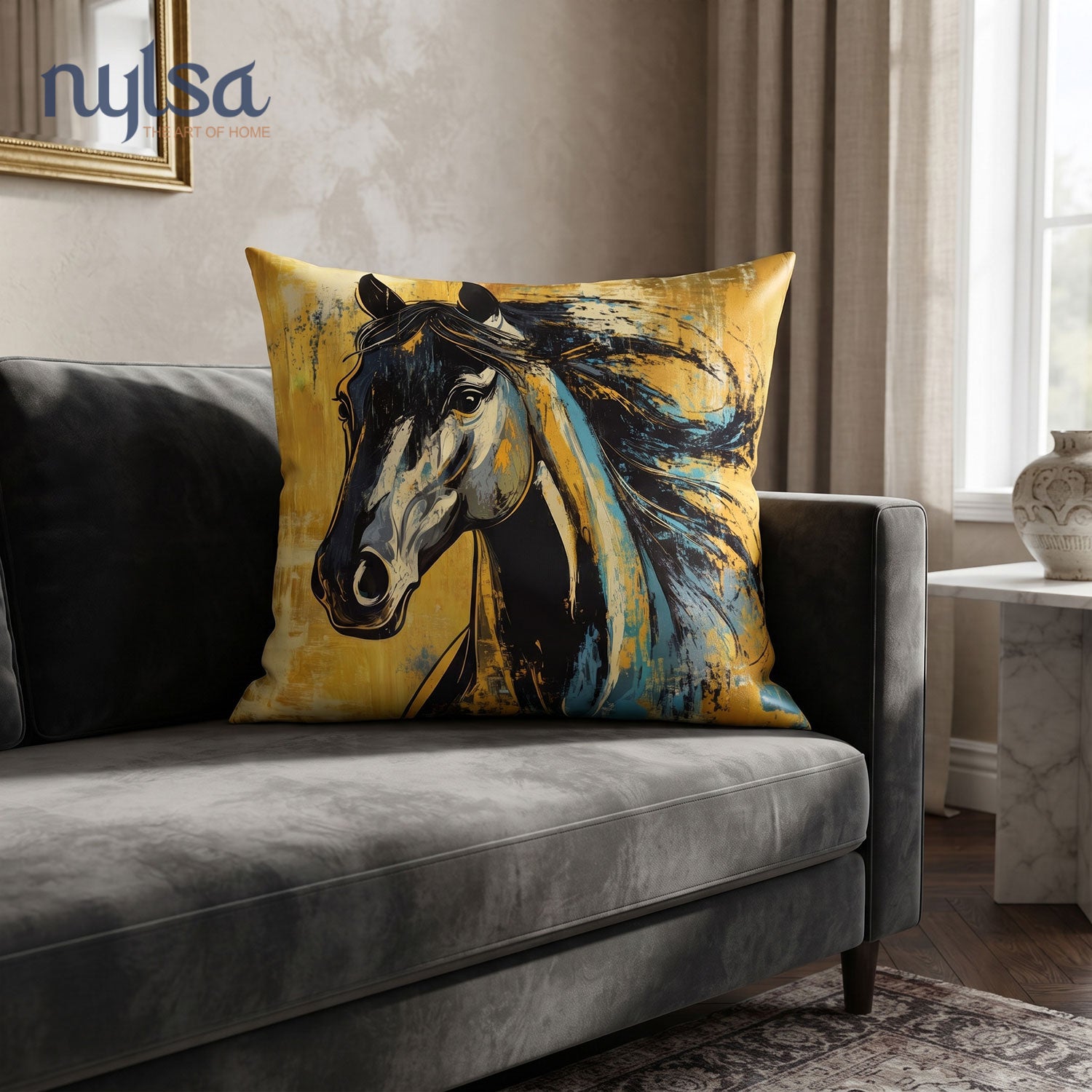 Thunder Printed Cushion