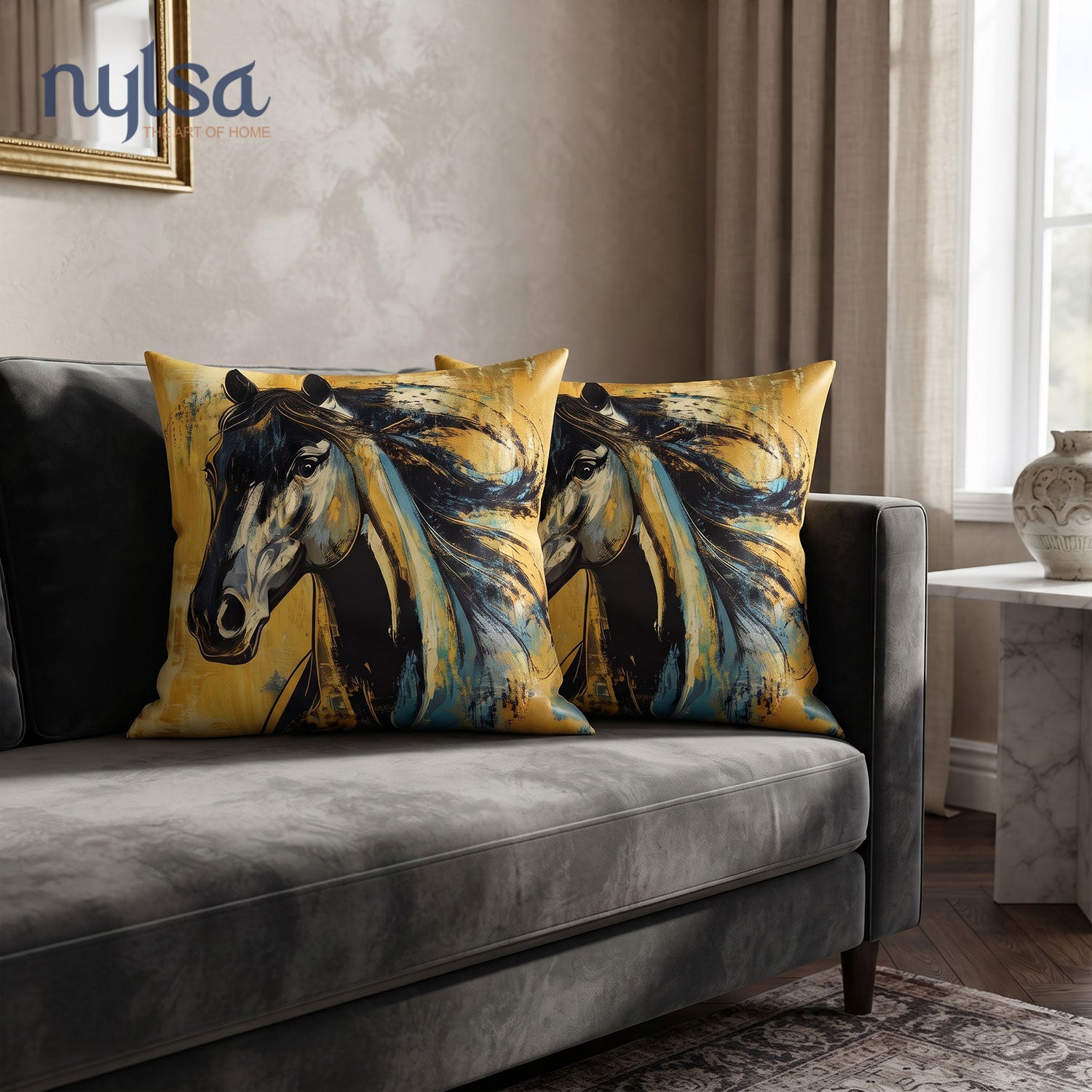 Thunder Printed Cushion