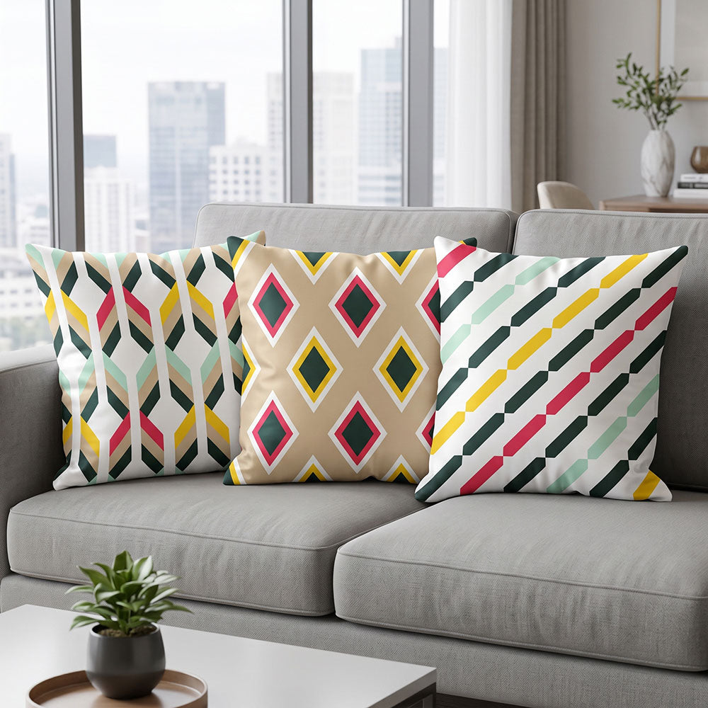 Funky 3PCS Cushion Covers Set