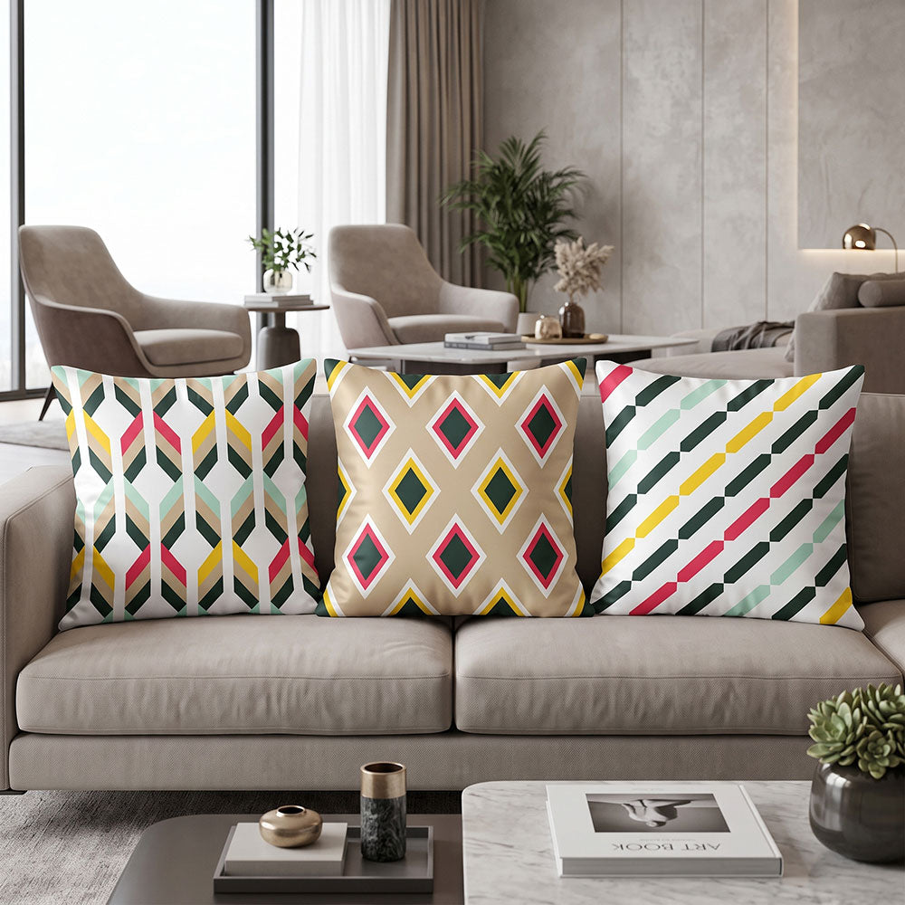 Funky 3PCS Cushion Covers Set