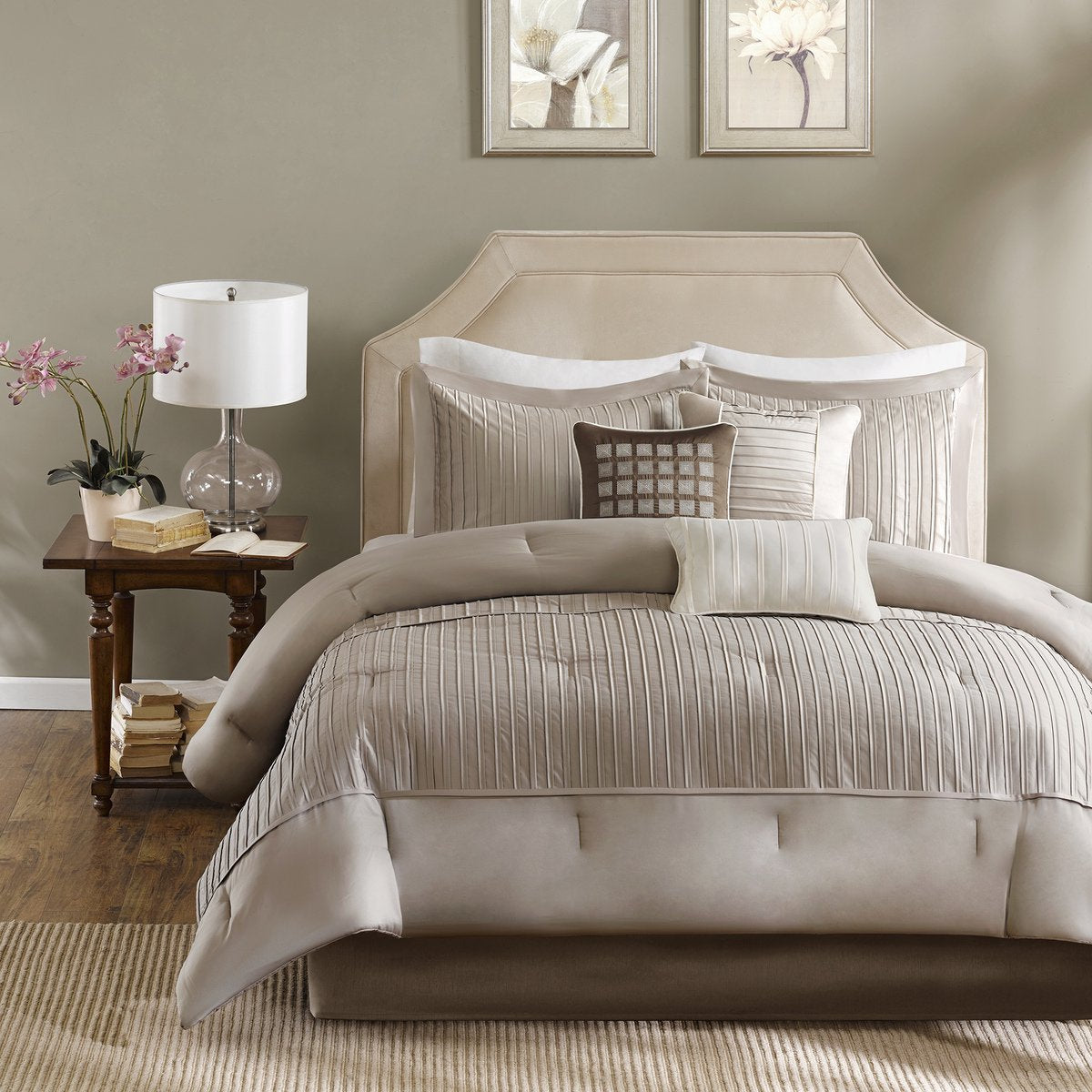 Champagne 6Pcs Quilt Cover Set