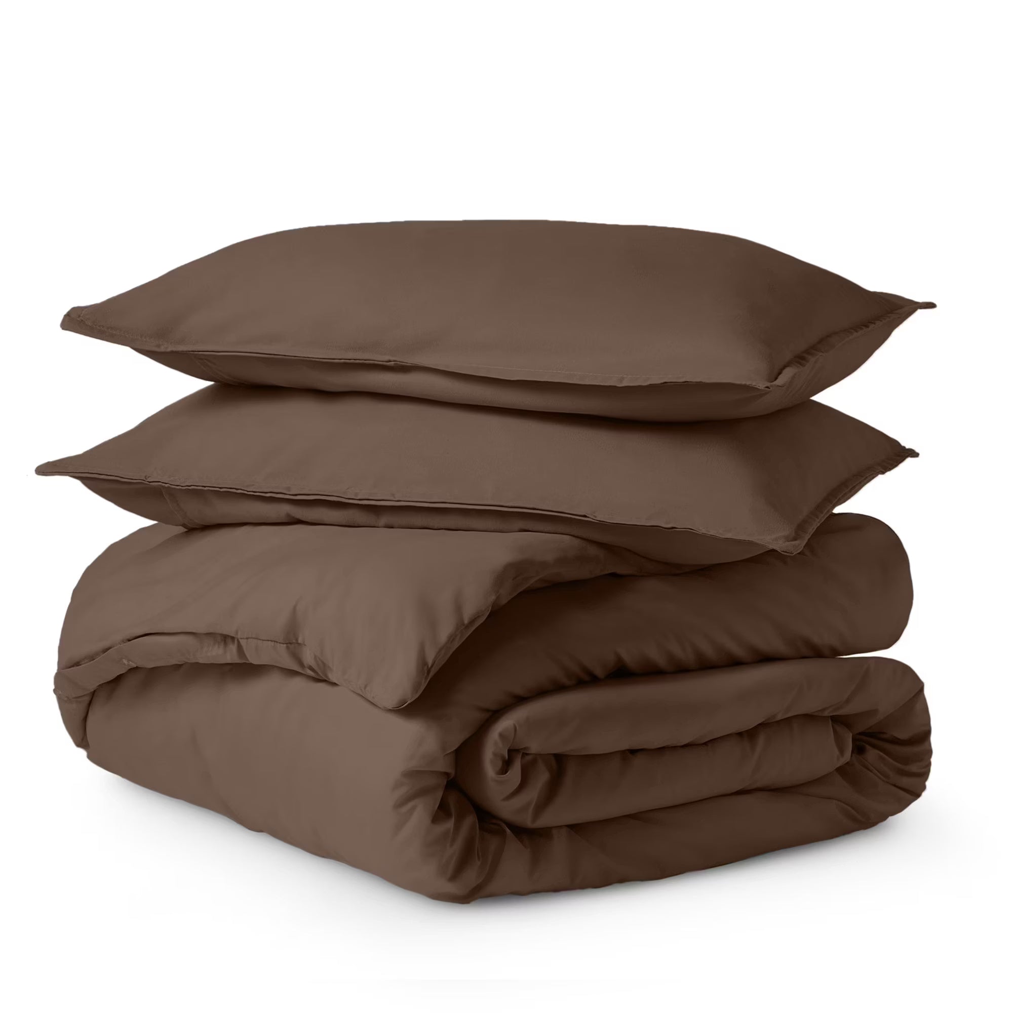 Mocha Pleats 6Pcs Quilt Cover Set