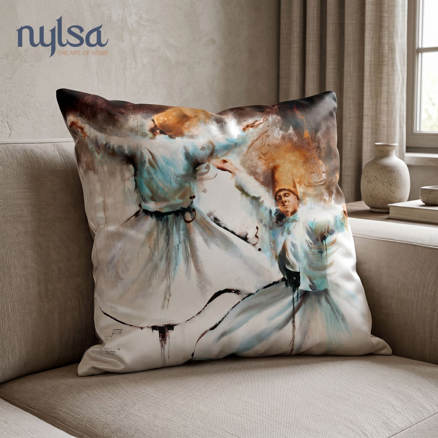Celestial Printed Cushion