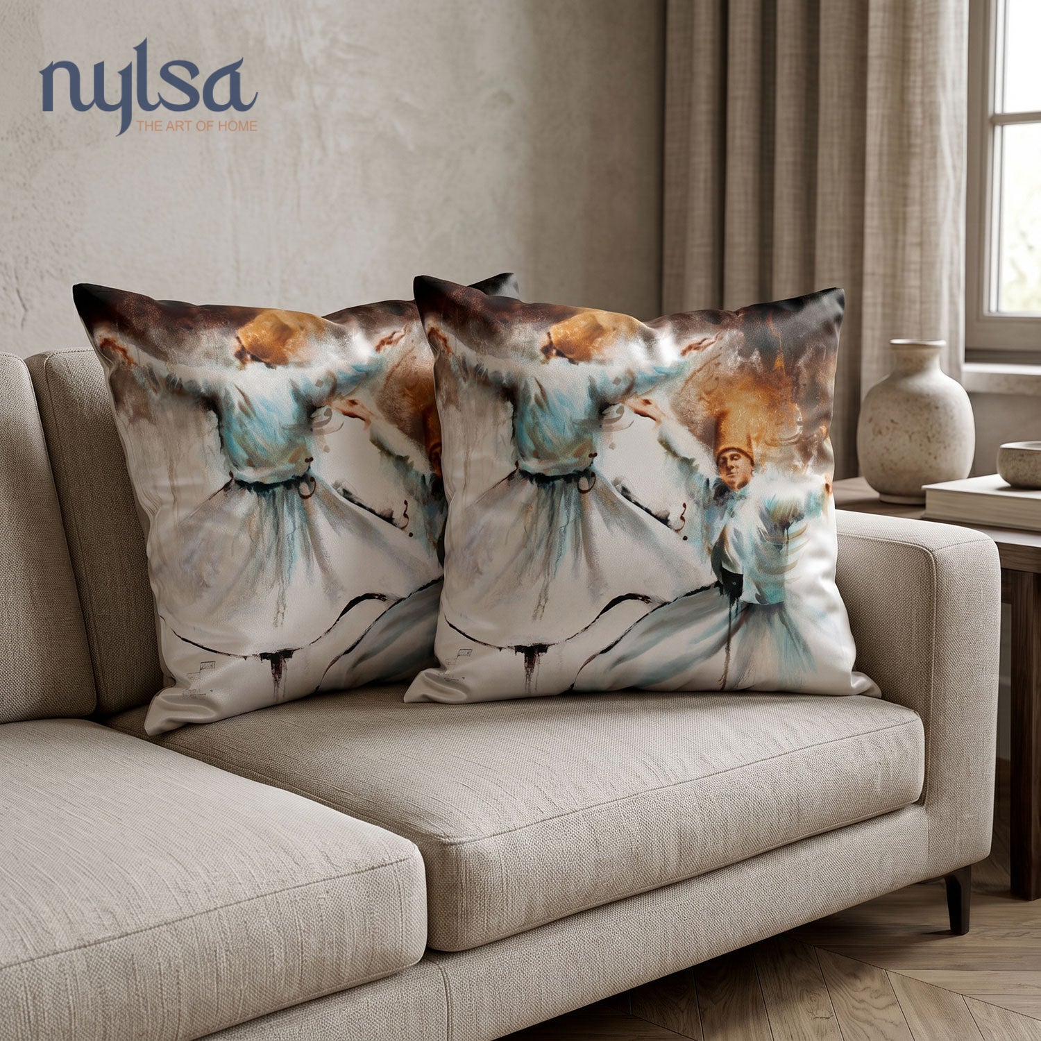 Celestial Printed Cushion
