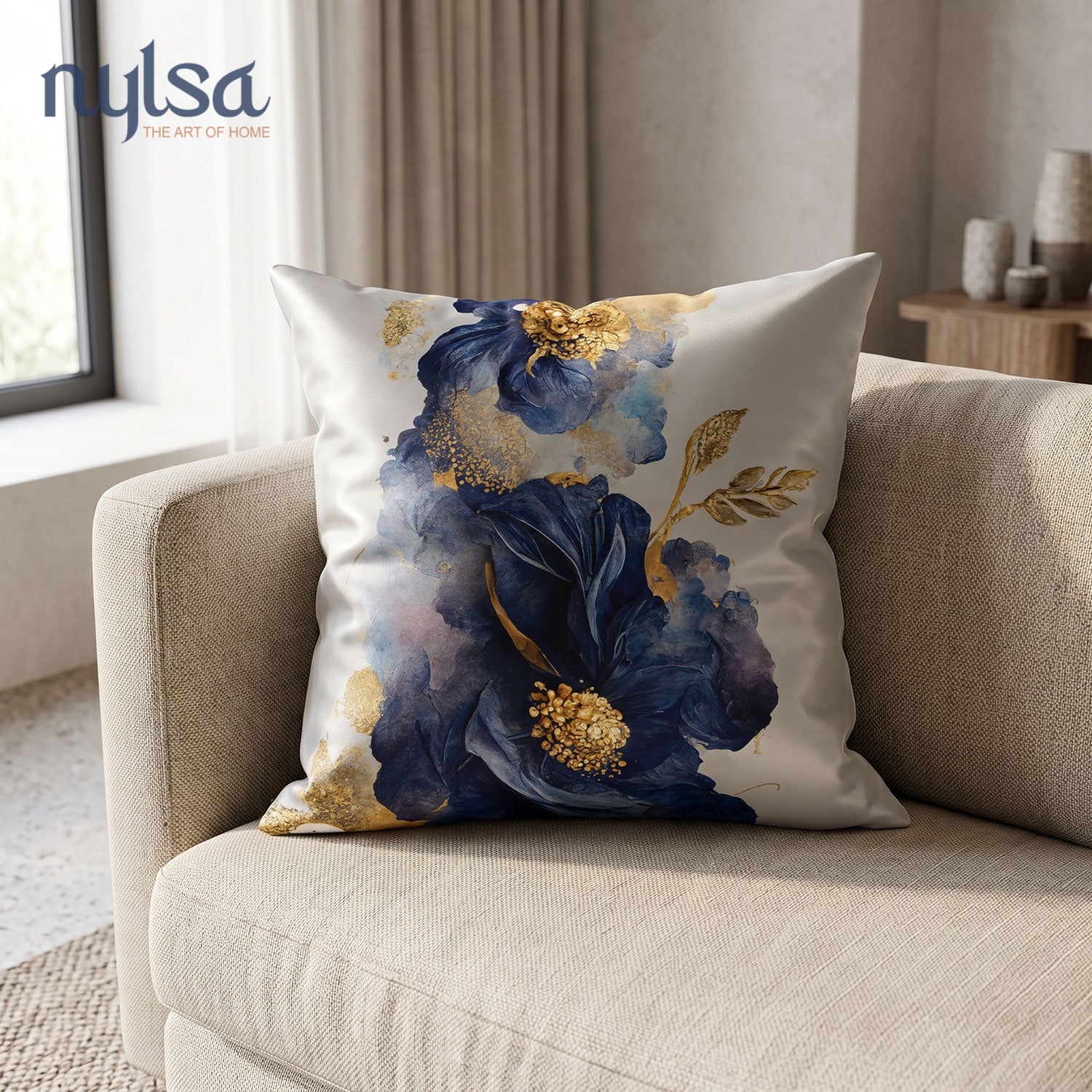 Midnight Printed Cushion