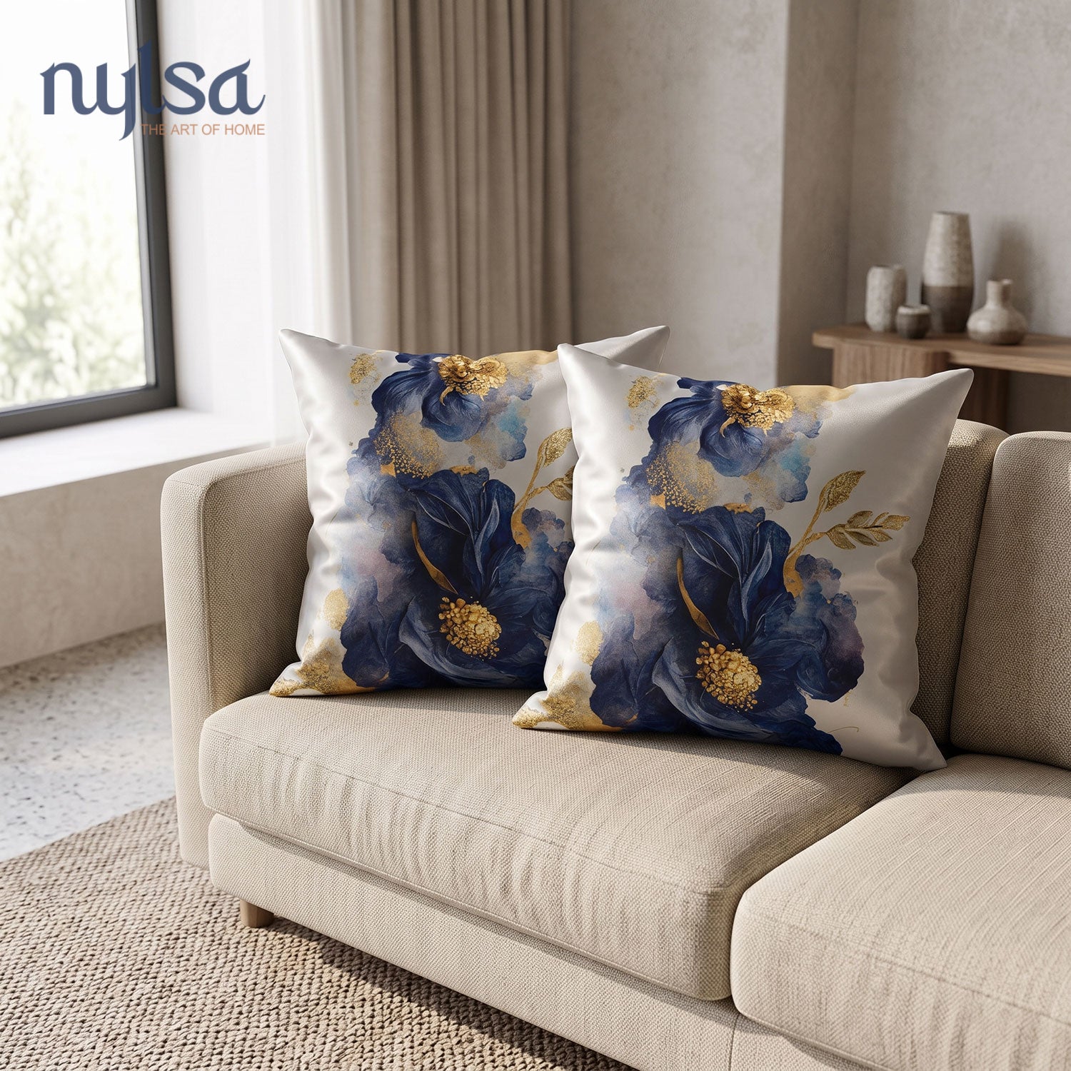 Midnight Printed Cushion