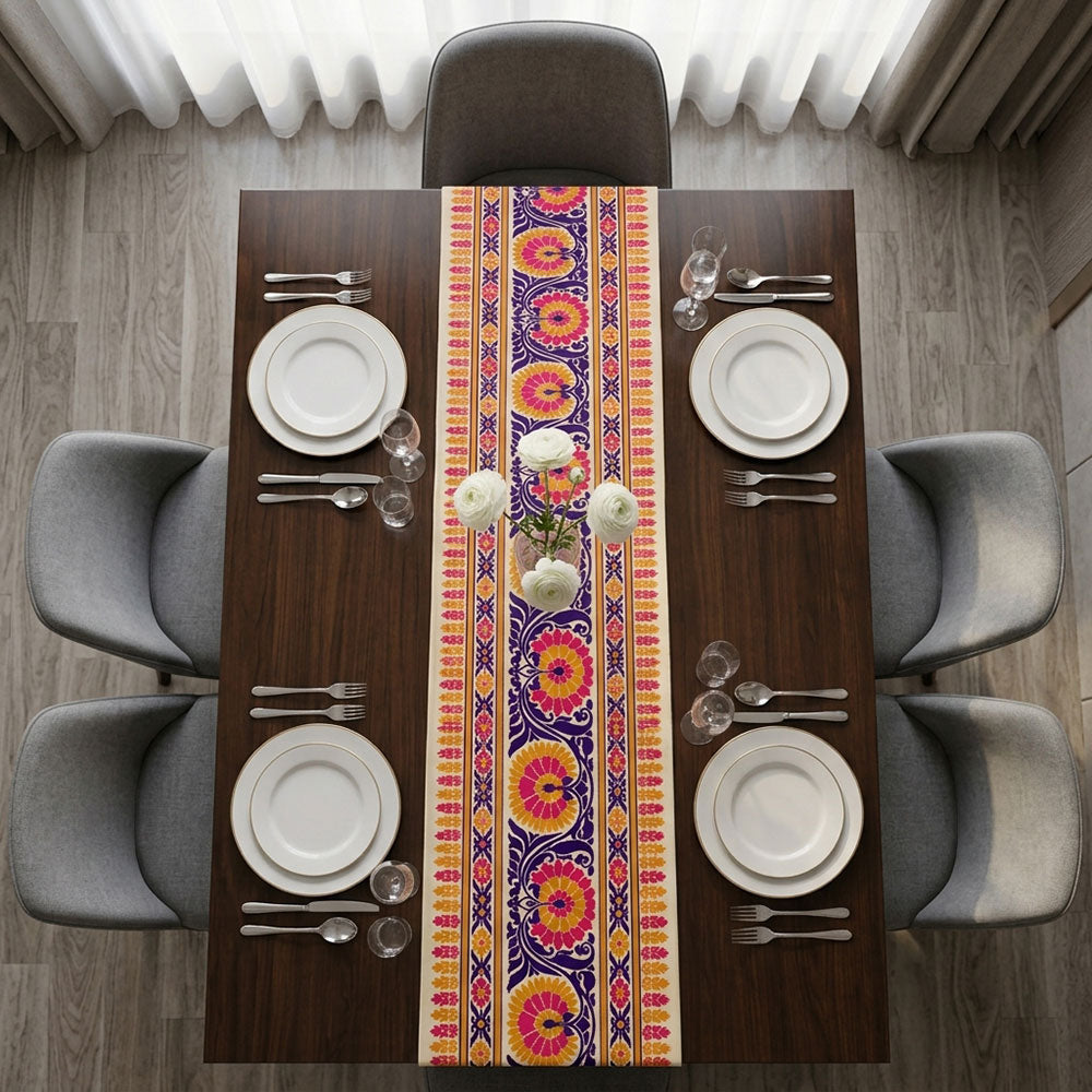 Marigold Digital Printed Table Runner