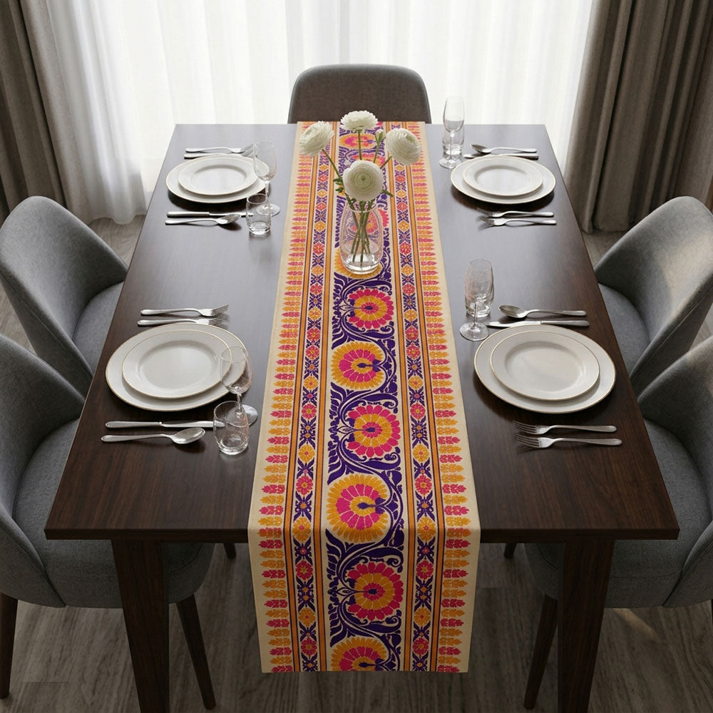 Marigold Digital Printed Table Runner