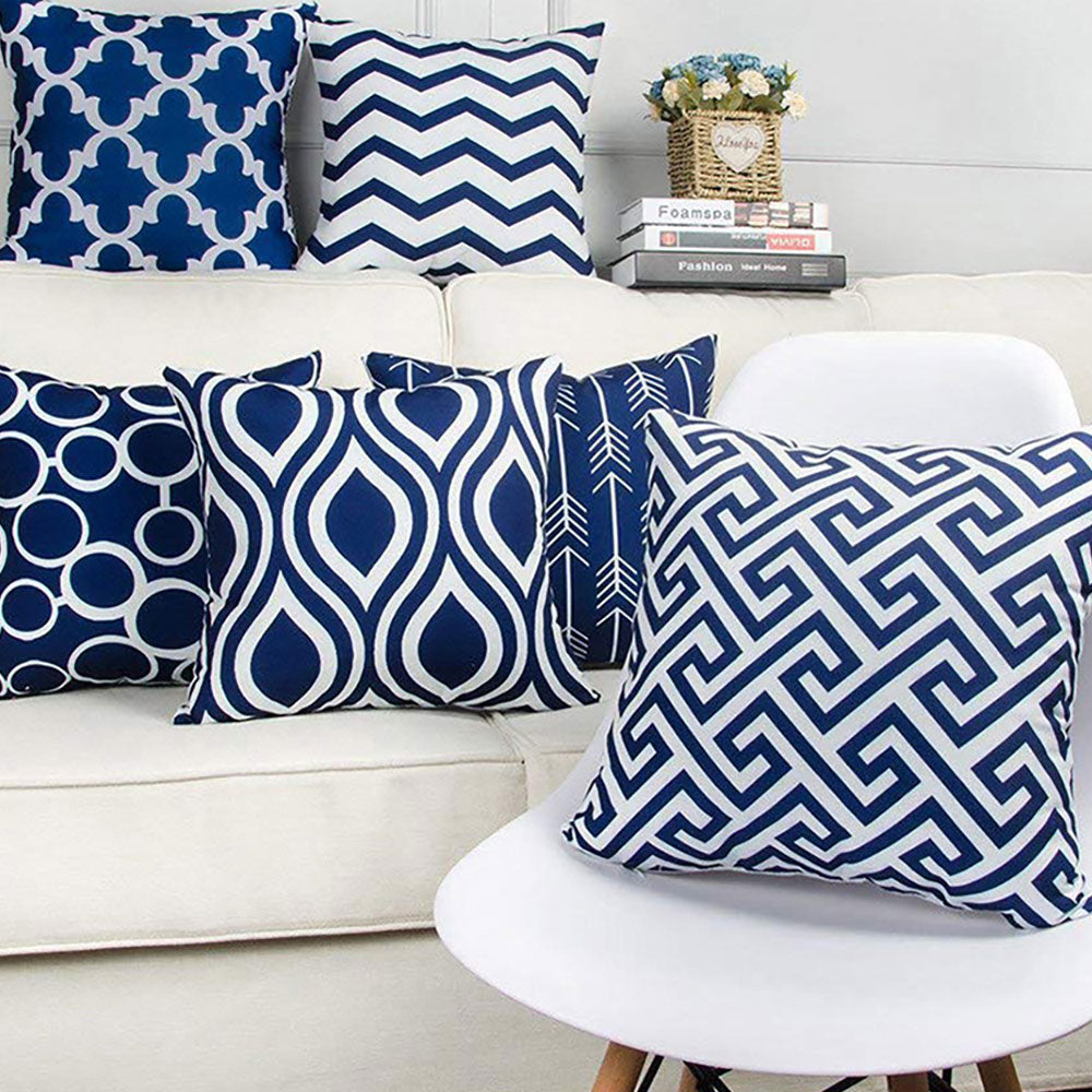 Nautical 6 PCS Cushion Covers Set