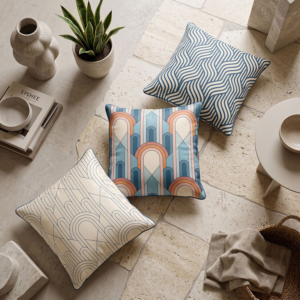 Ripple 3PCS Cushion Covers Set