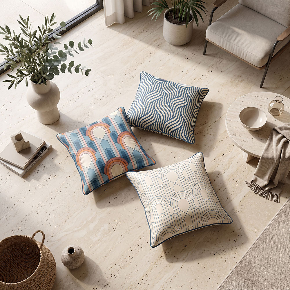 Ripple 3PCS Cushion Covers Set