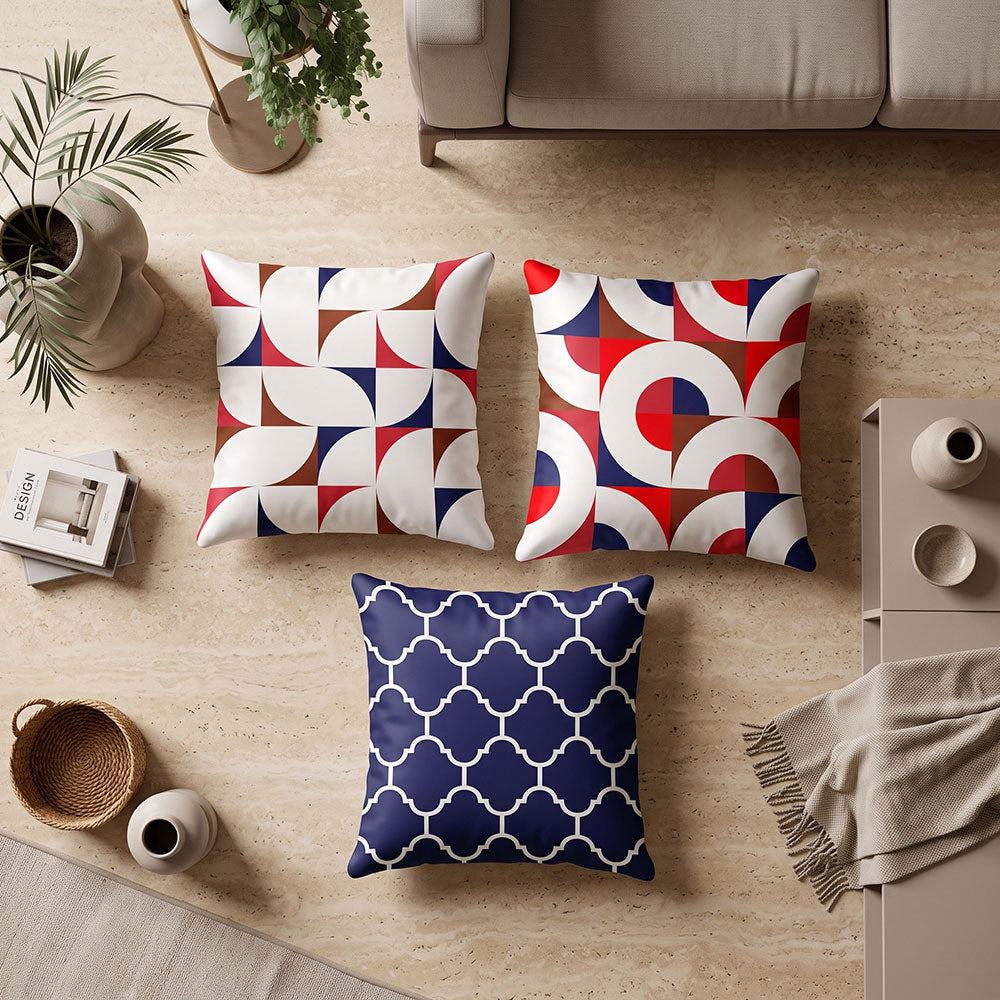 Crescent 3PCS Cushion Covers Set