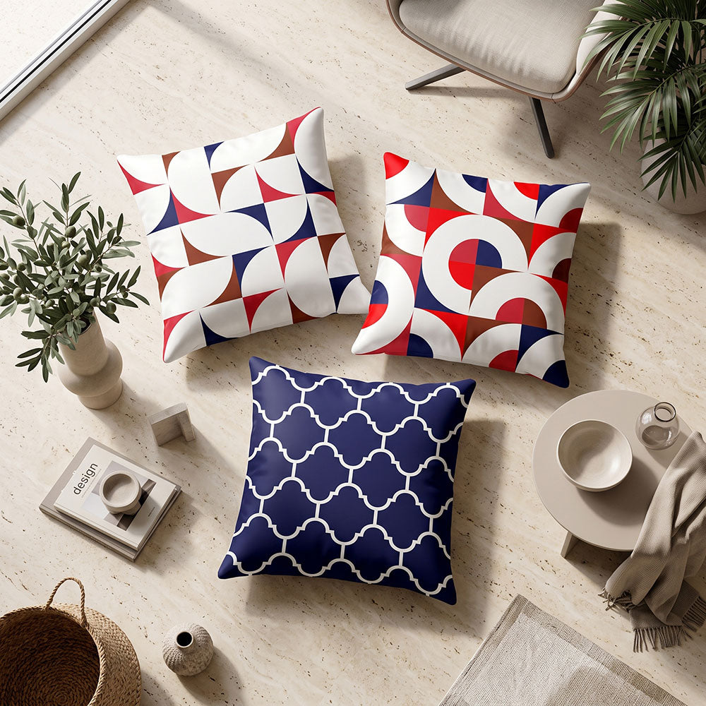 Crescent 3PCS Cushion Covers Set