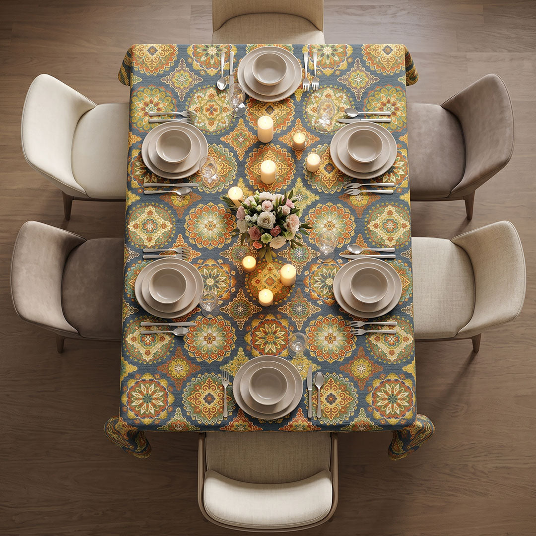 Mandala Digitally Printed Table Cover
