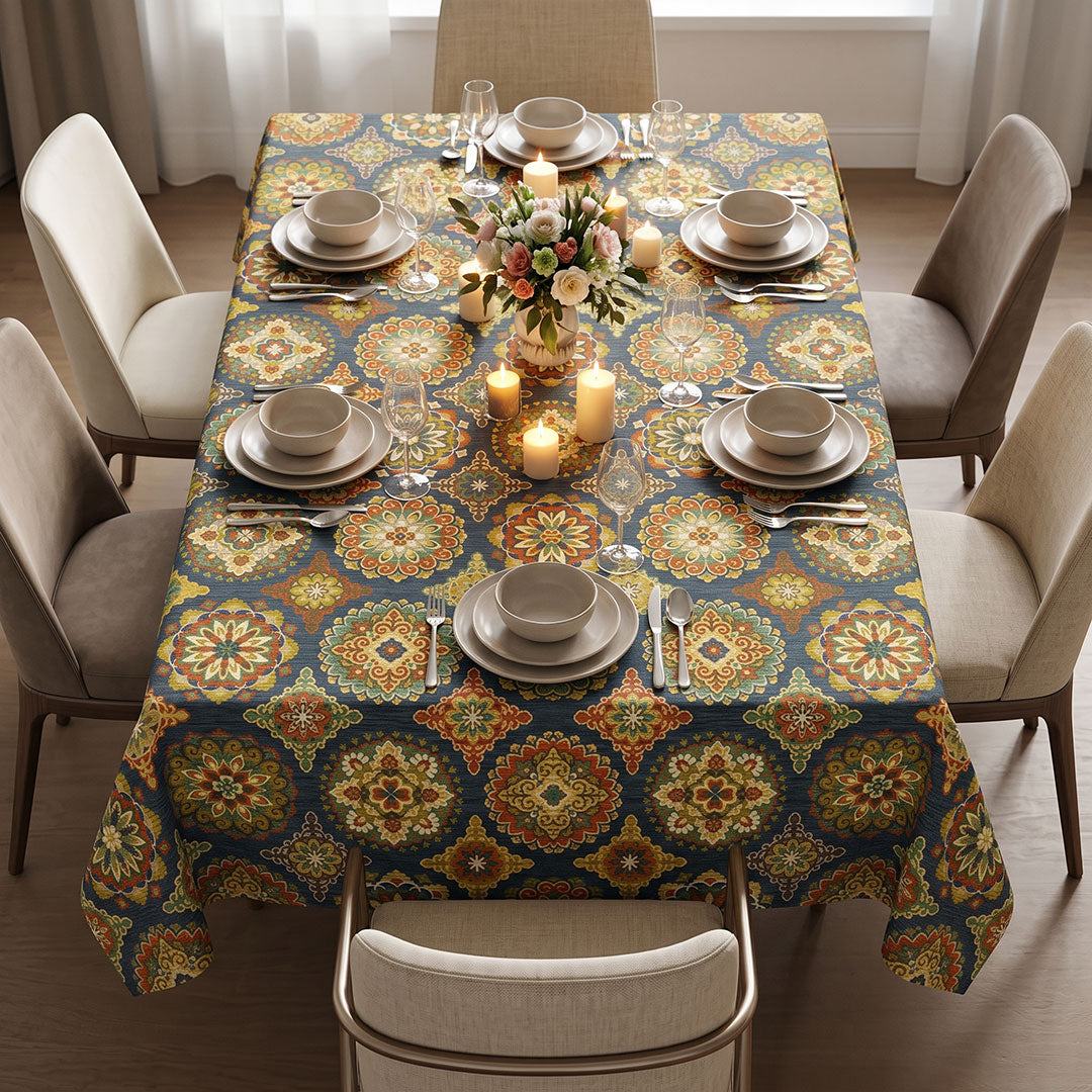 Mandala Digitally Printed Table Cover