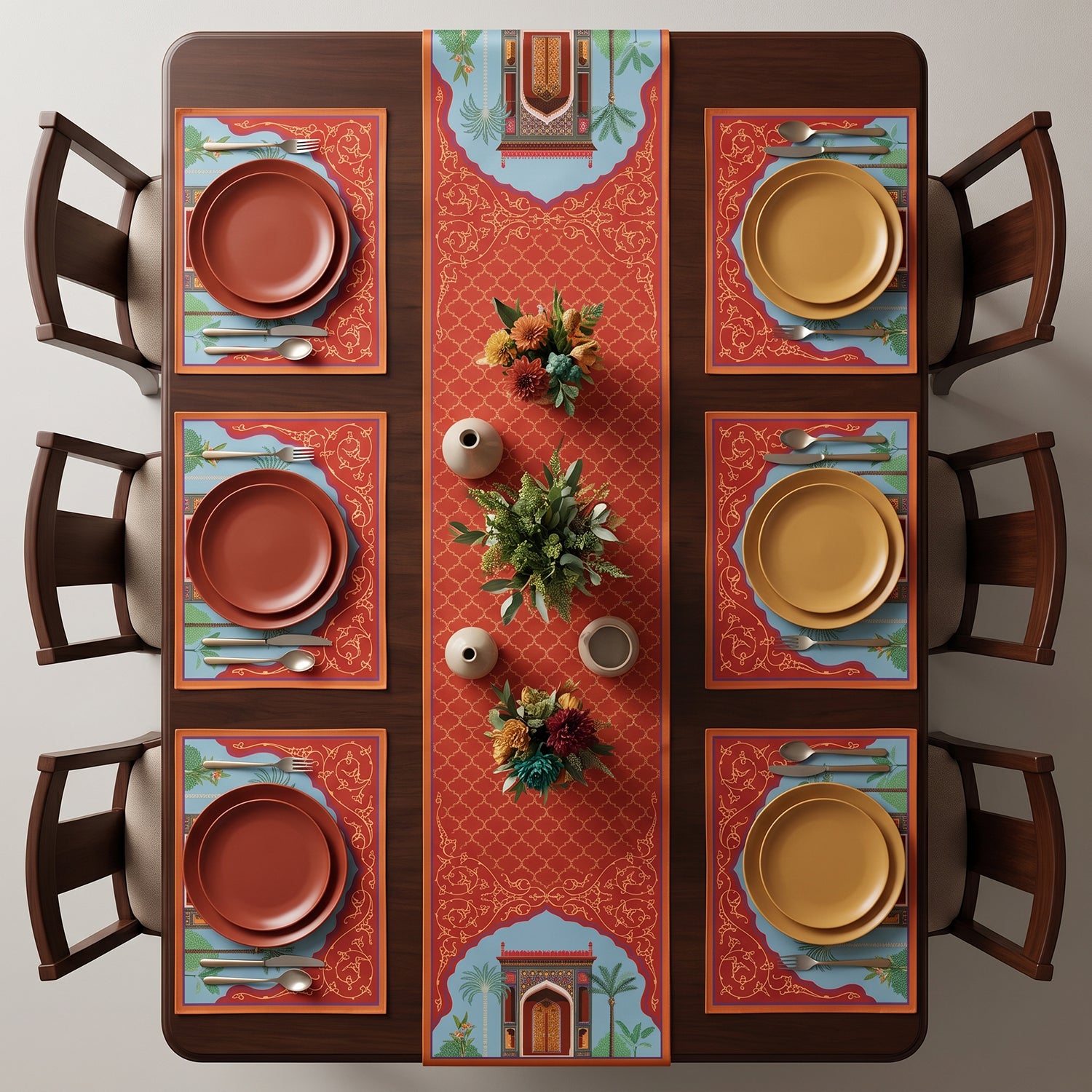 Mughal Printed Table Linen Sets