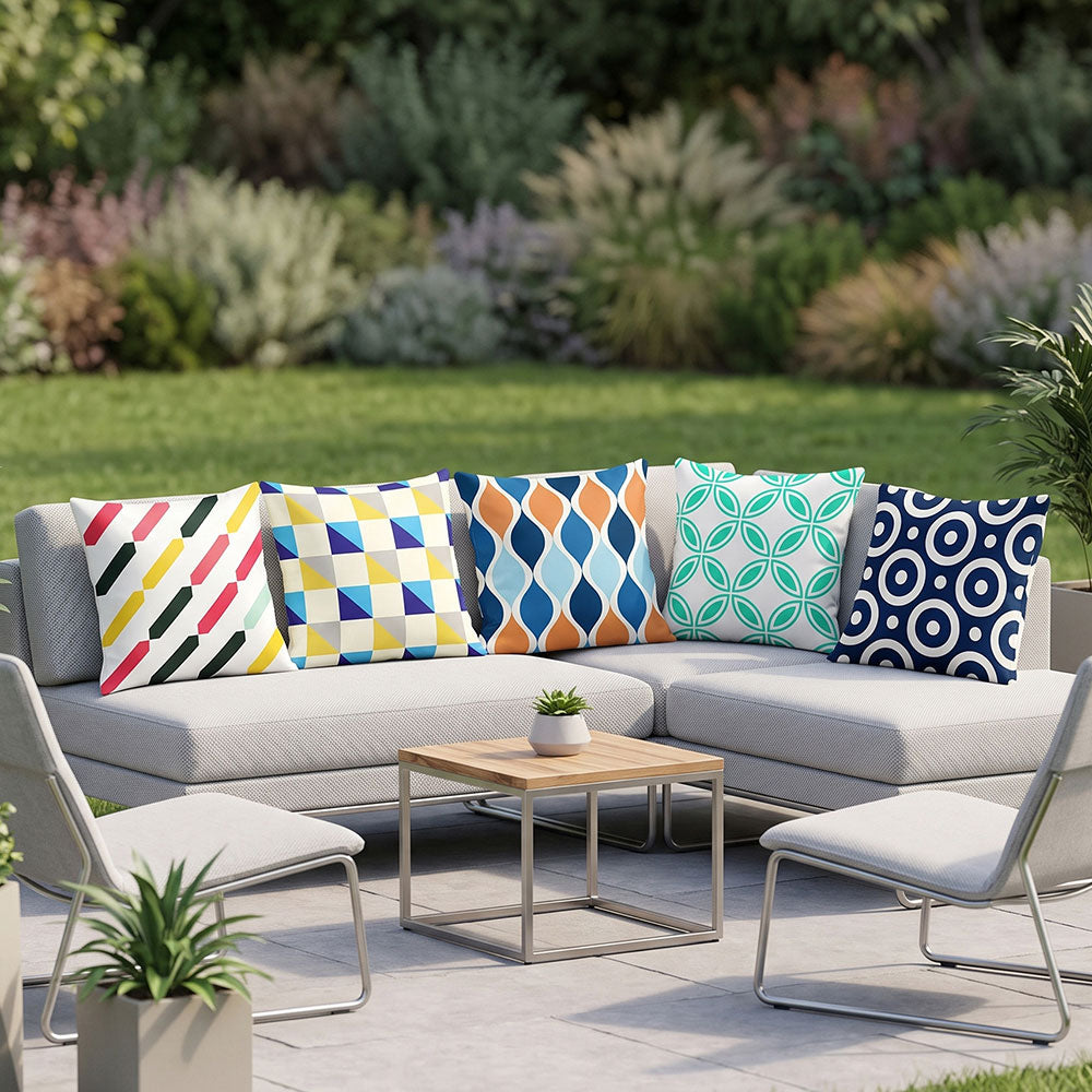 Graphic 5PCS Cushion Covers Set