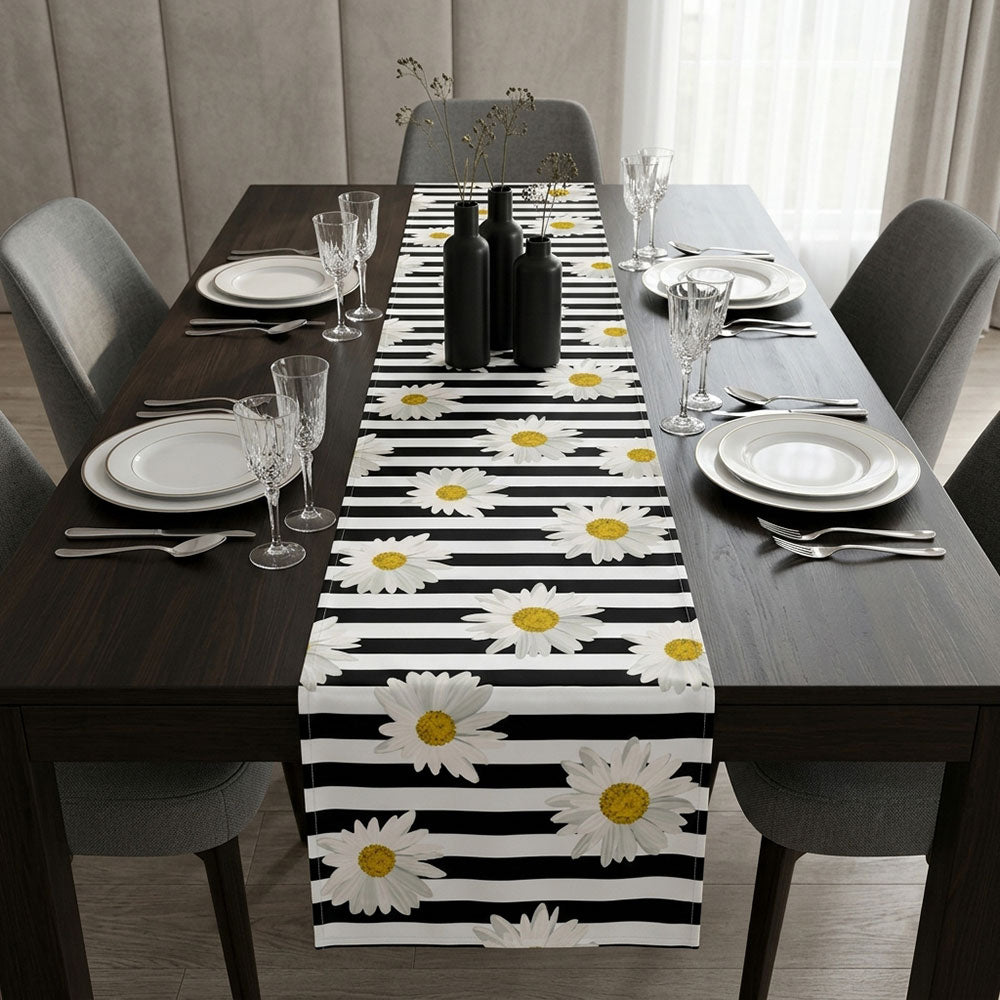 Daisyline Digital Printed Table Runner