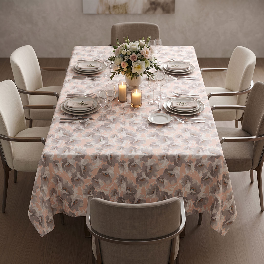 Peony Digitally Printed Table Cover